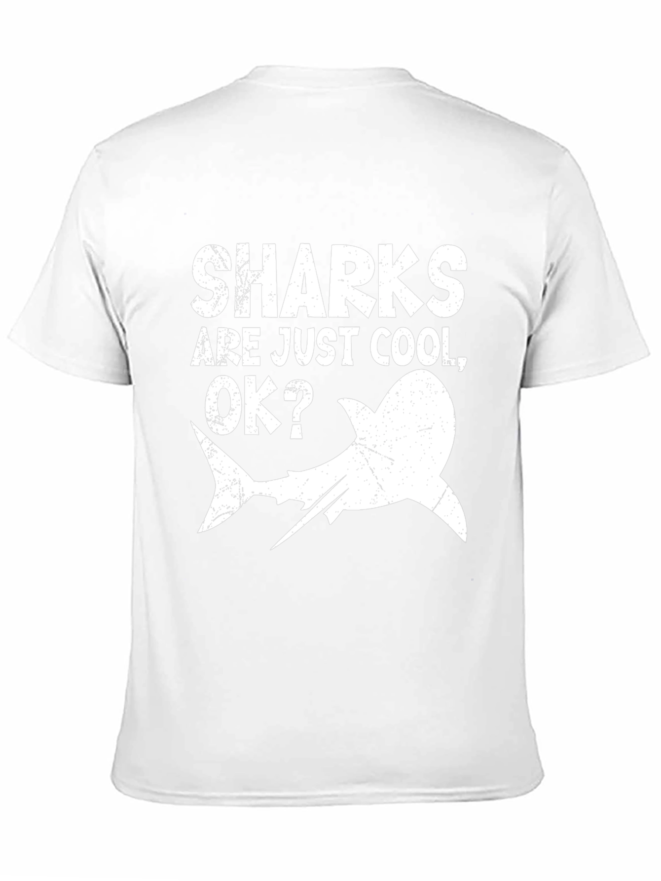 Sharks Are Just Cool OK? Mens Graphic T-Shirt