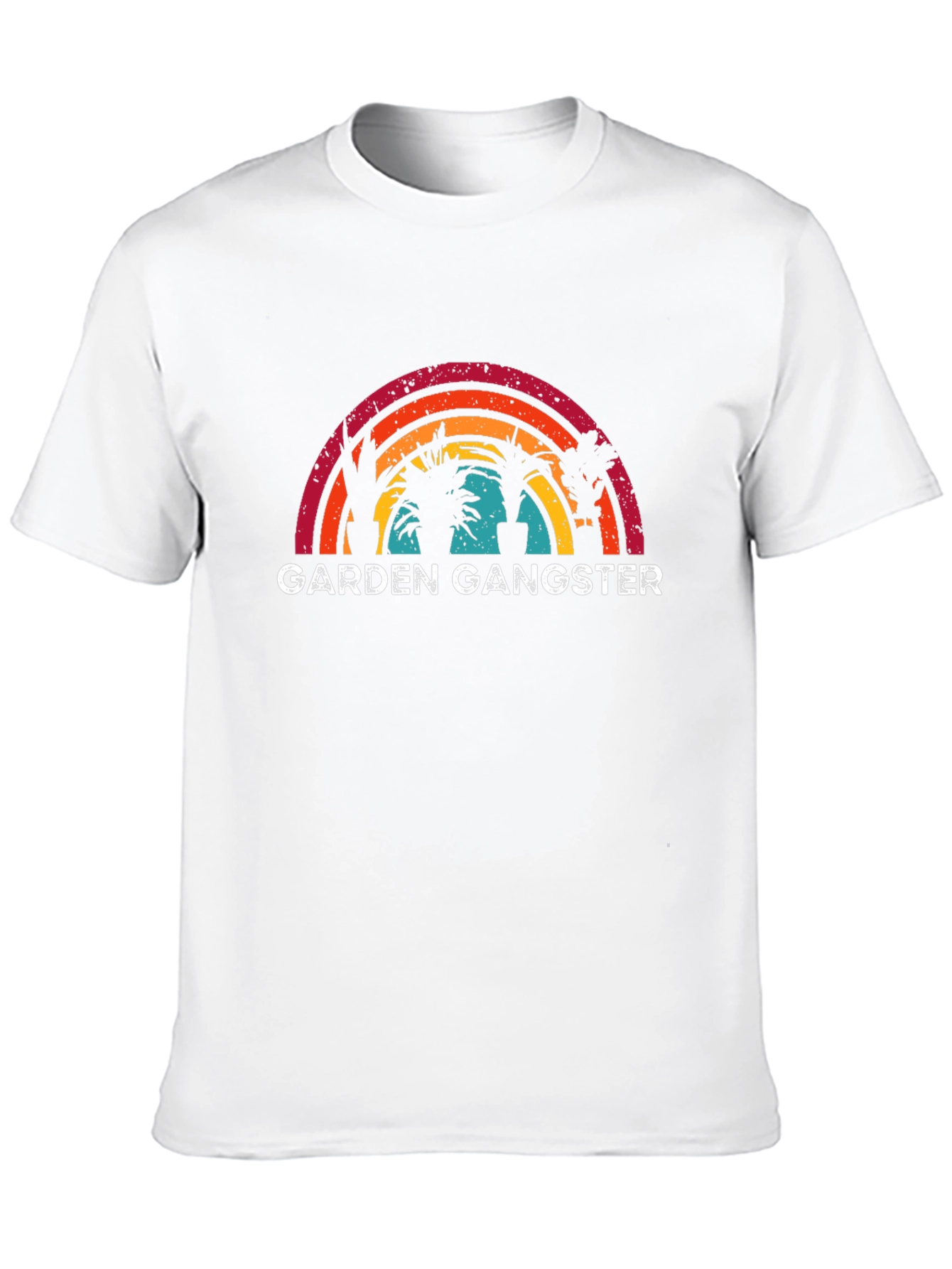 Garden Gangster Black Graphic T-Shirt