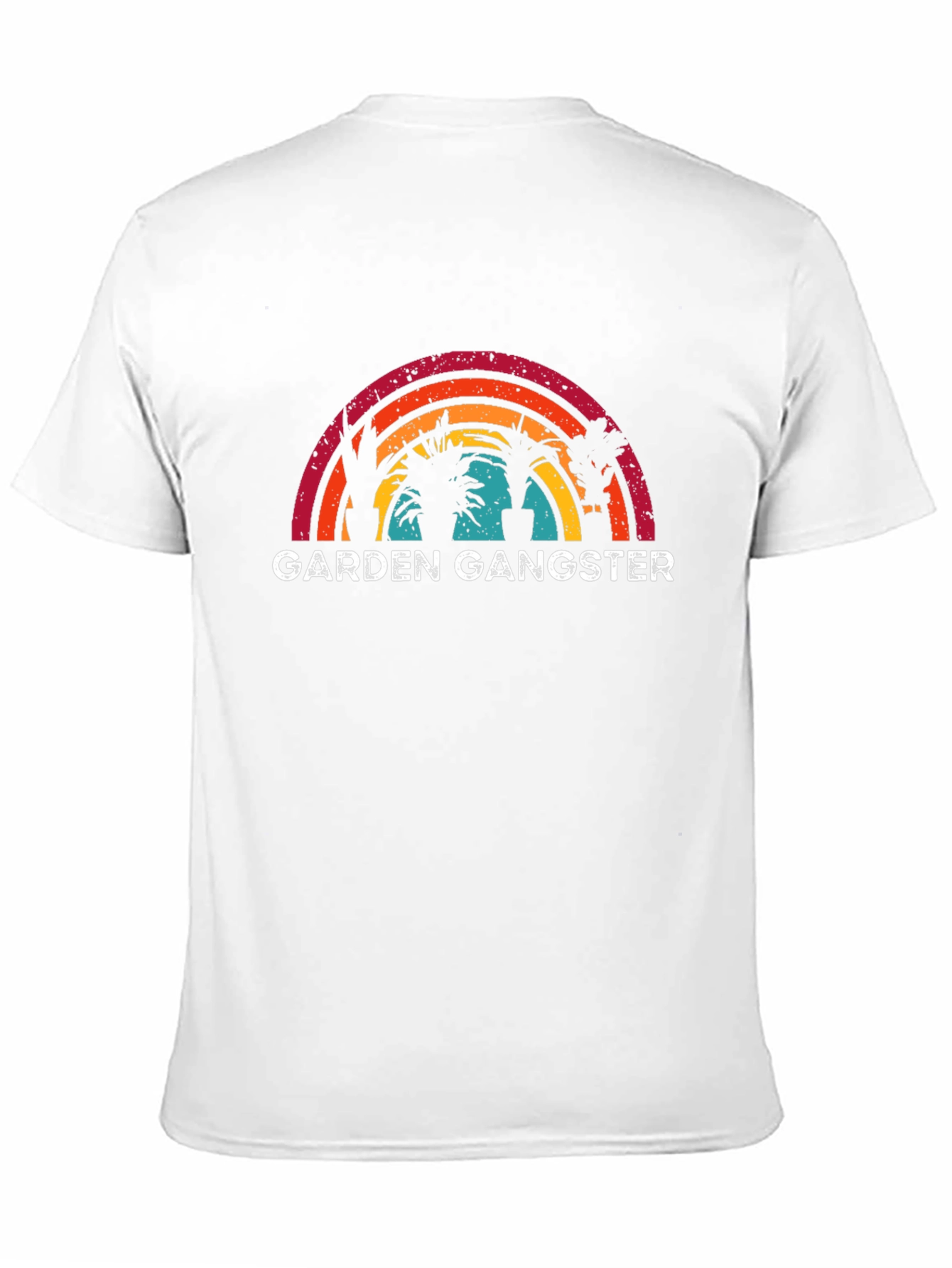 Garden Gangster Black Graphic T-Shirt