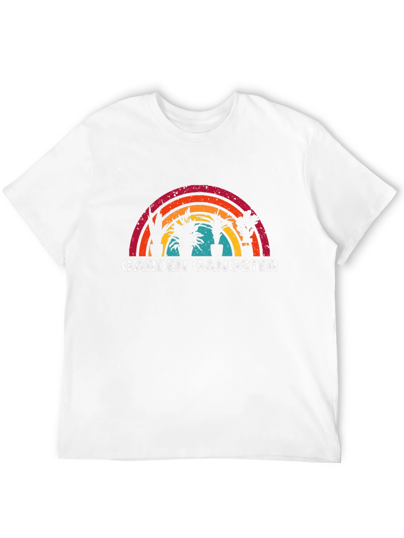 Garden Gangster Black Graphic T-Shirt