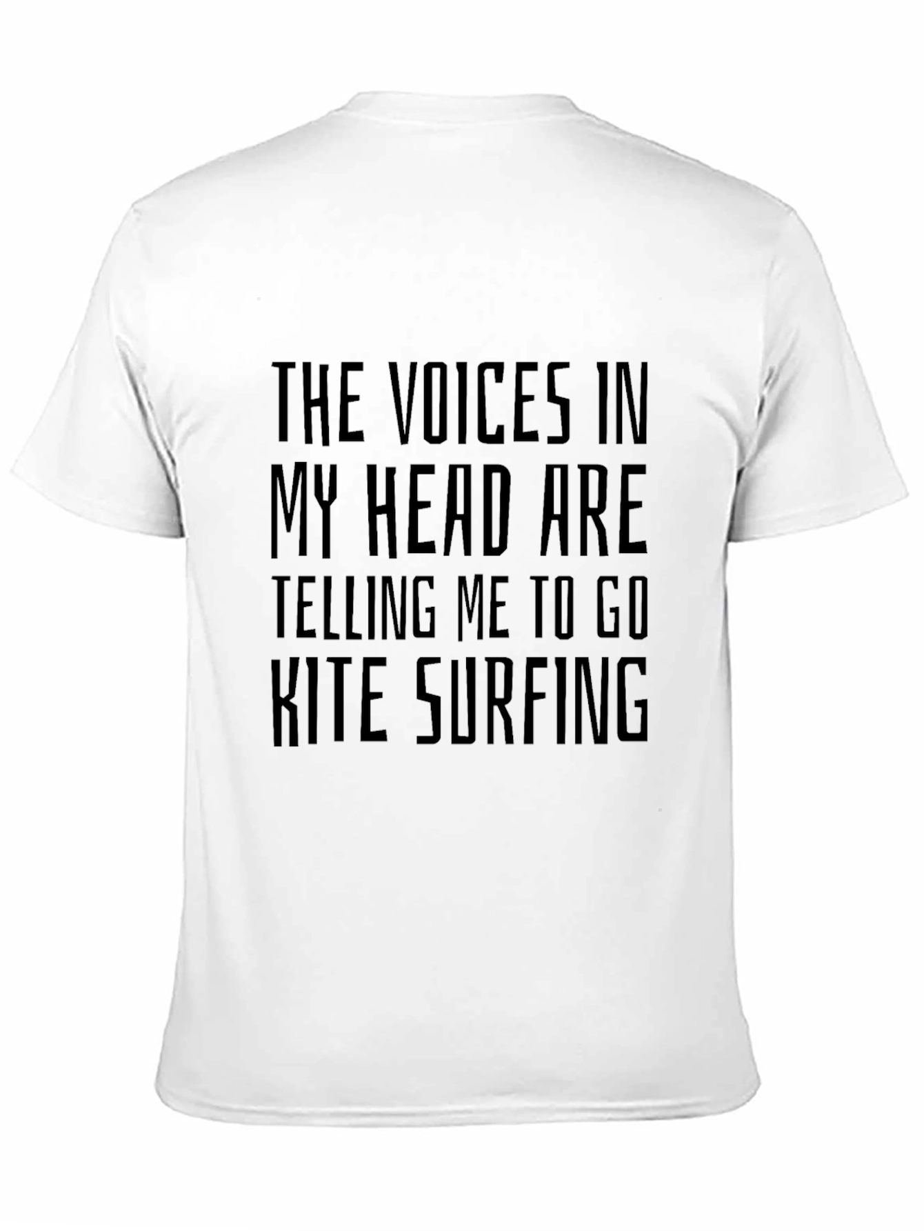 Kite Surfing Graphic Tee - Black