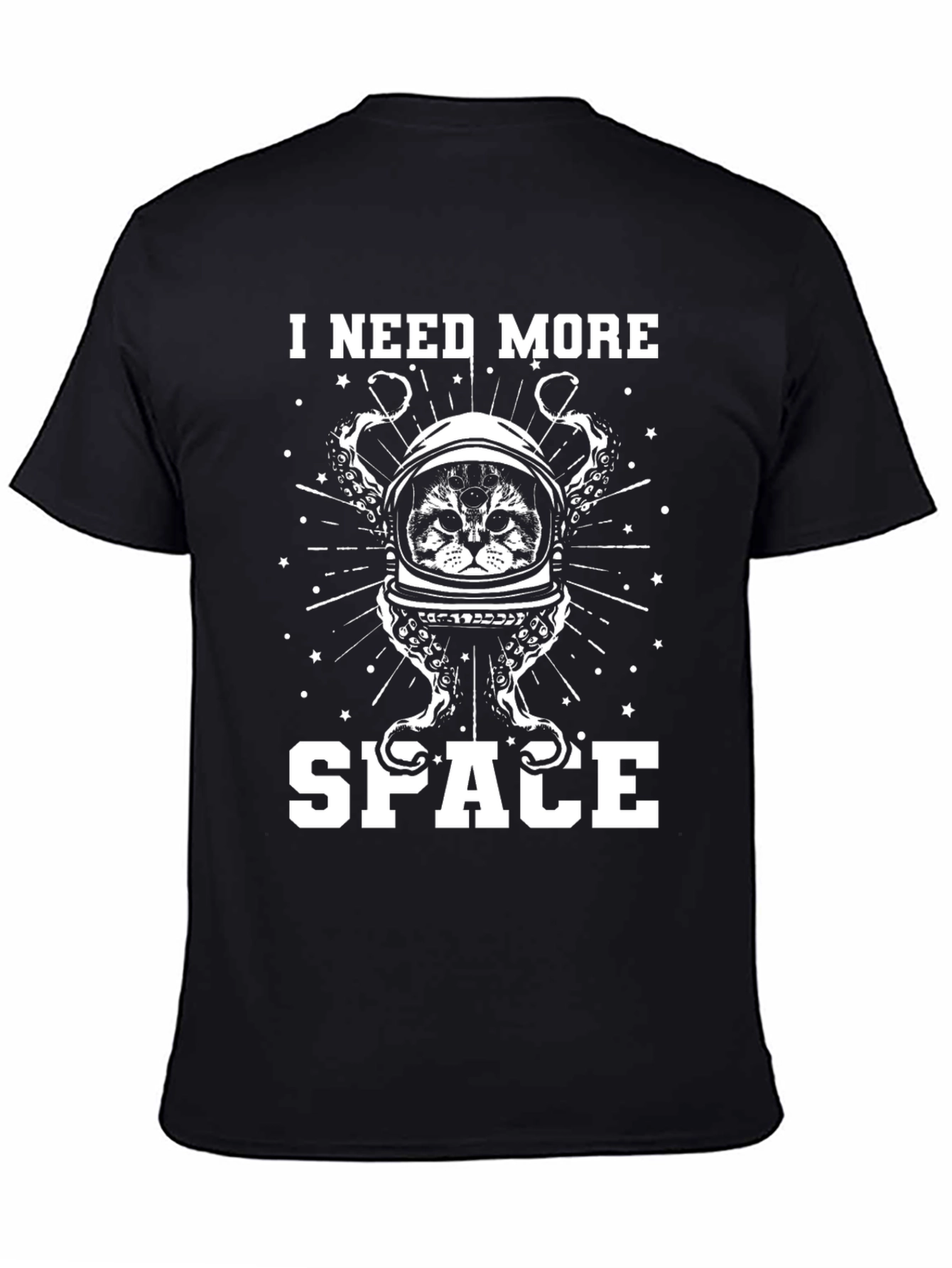 I Need More Space Cat Astronaut T-Shirt