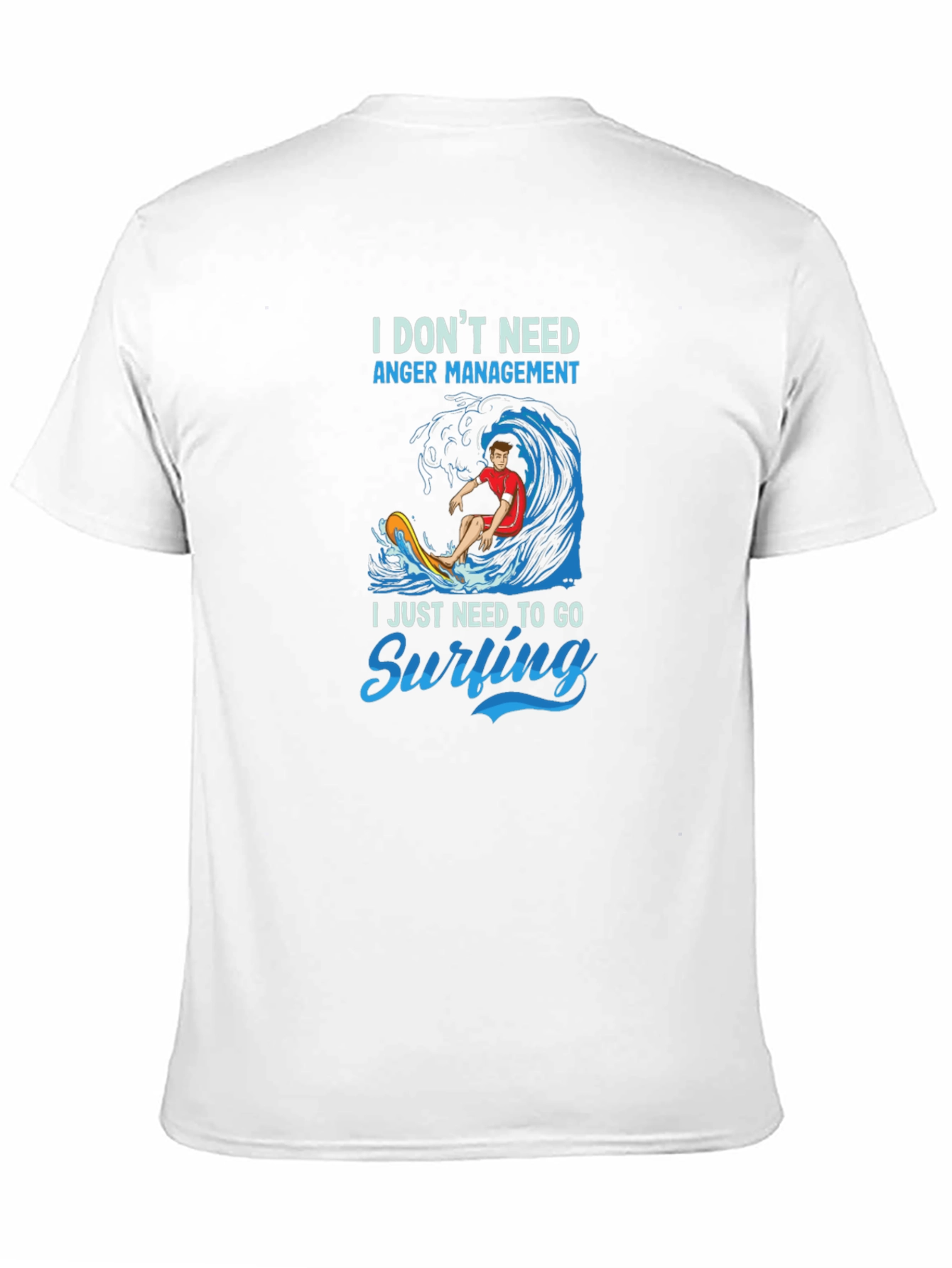 Surfing Graphic T-Shirt - Anger Management Alternative