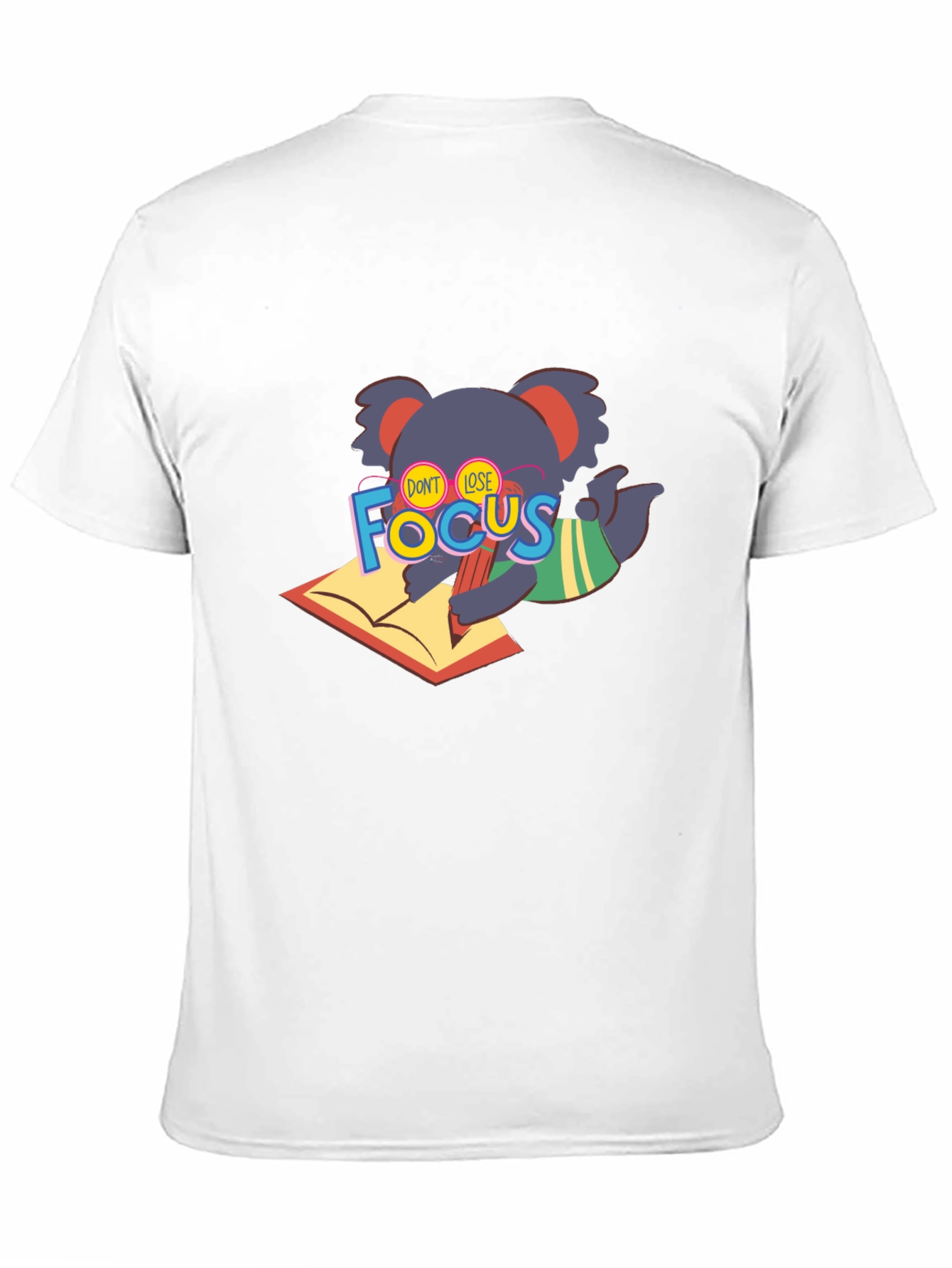 Dont Lose Focus Koala T-Shirt - Black