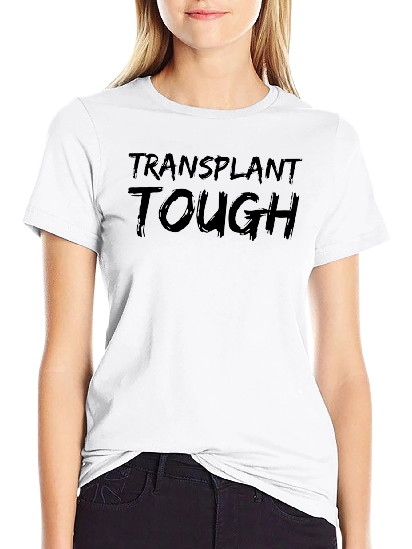 Transplant Tough Black T-Shirt