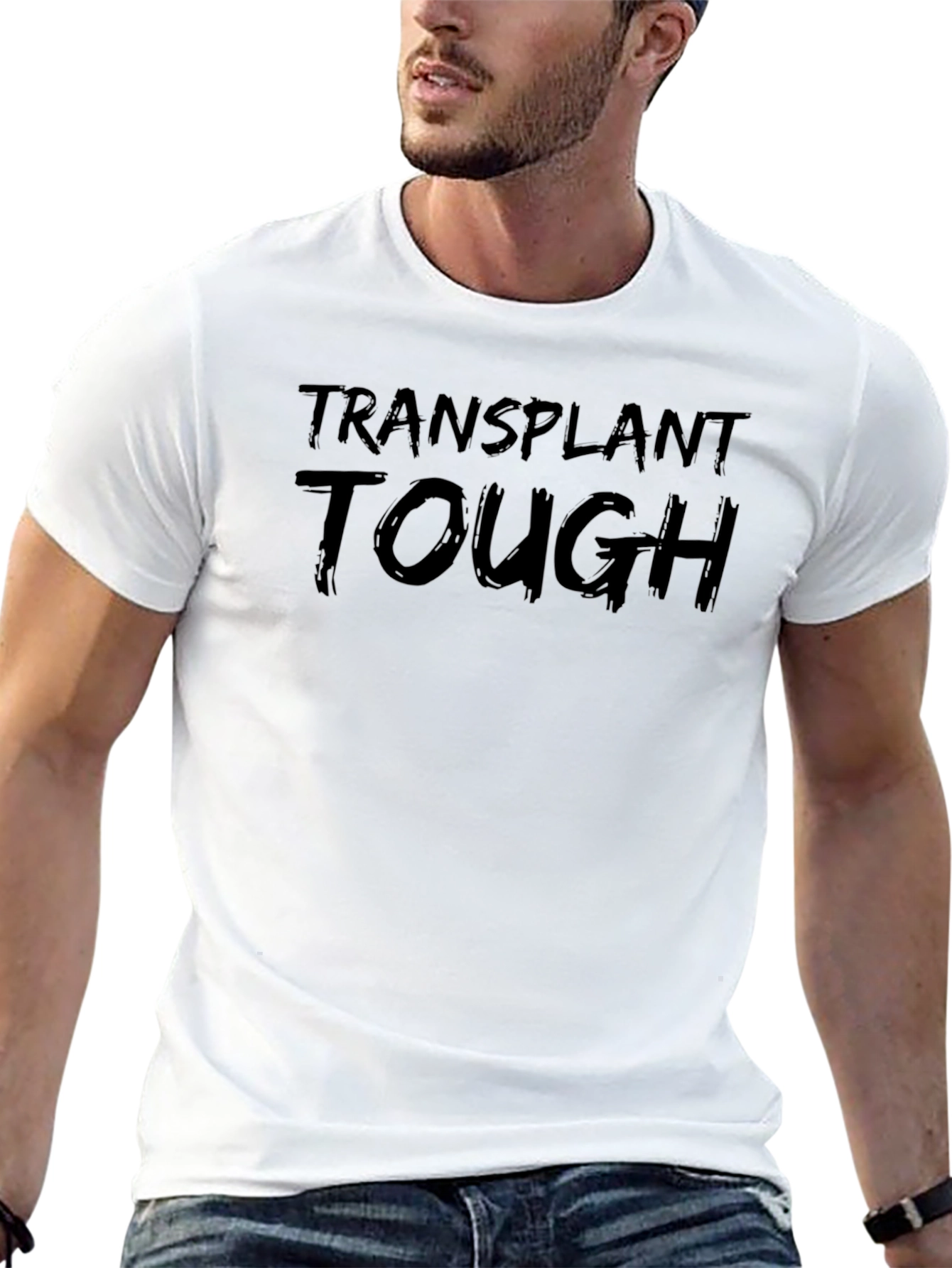 Transplant Tough Black T-Shirt
