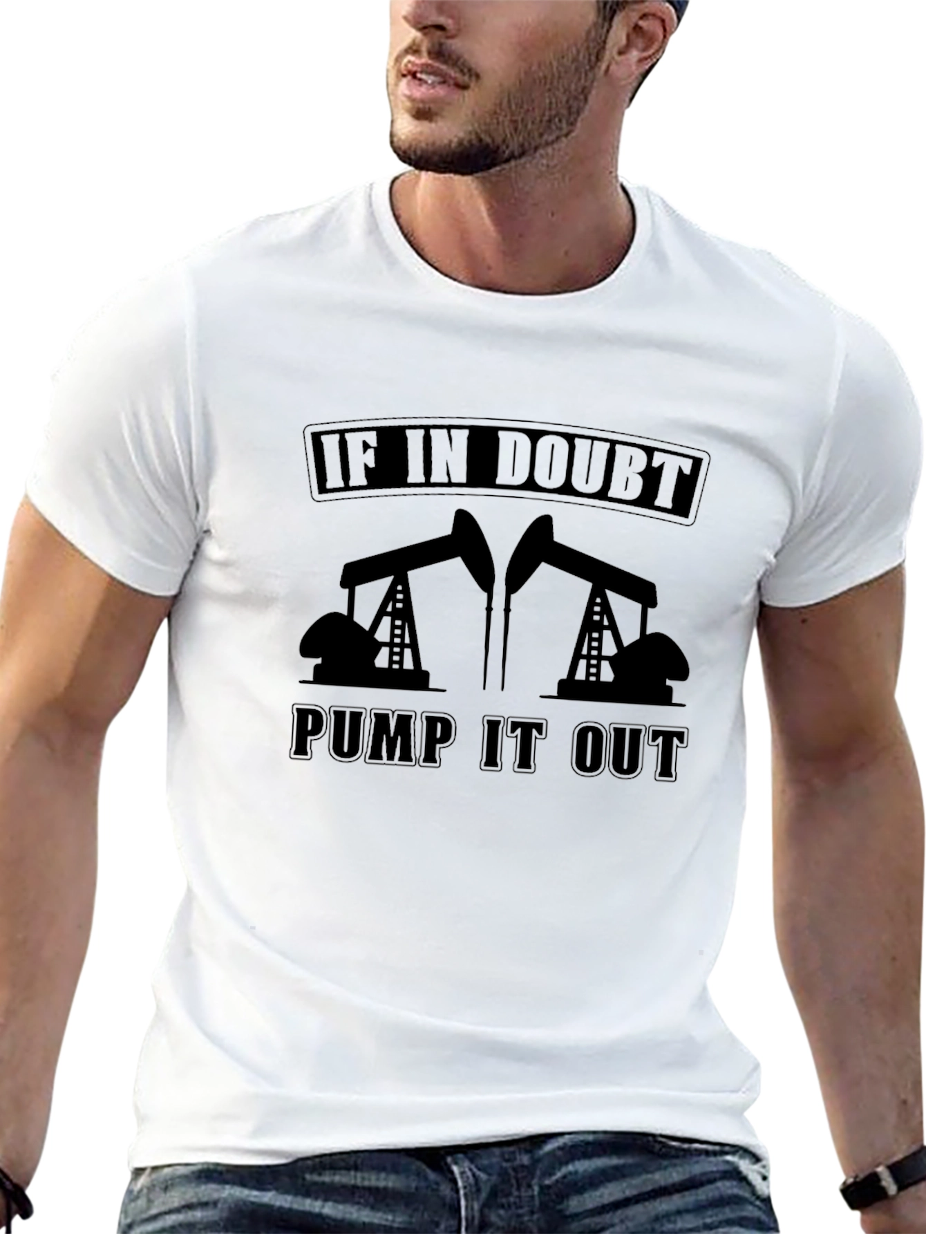 If In Doubt Pump It Out Graphic Tee