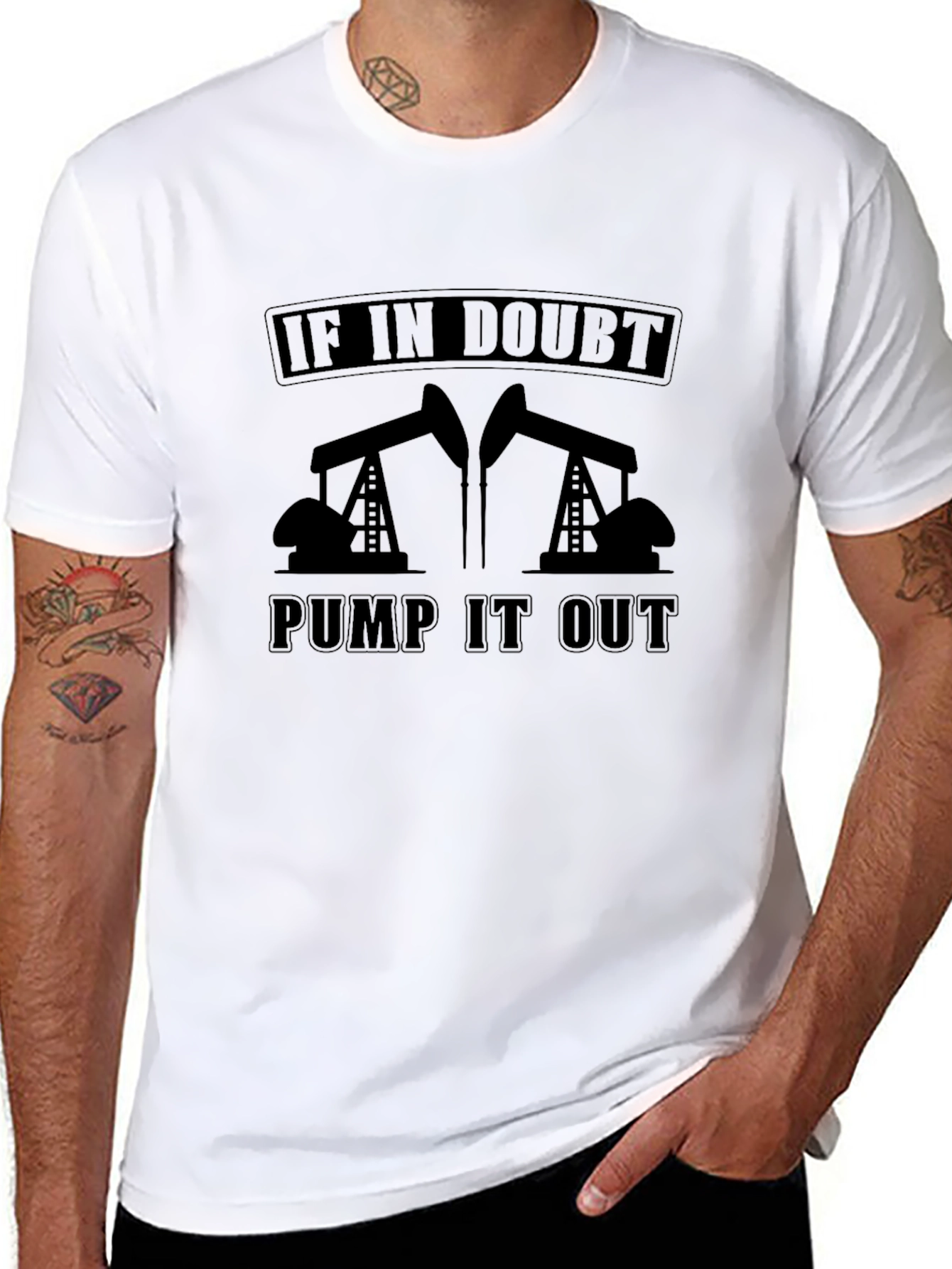 If In Doubt Pump It Out Graphic Tee