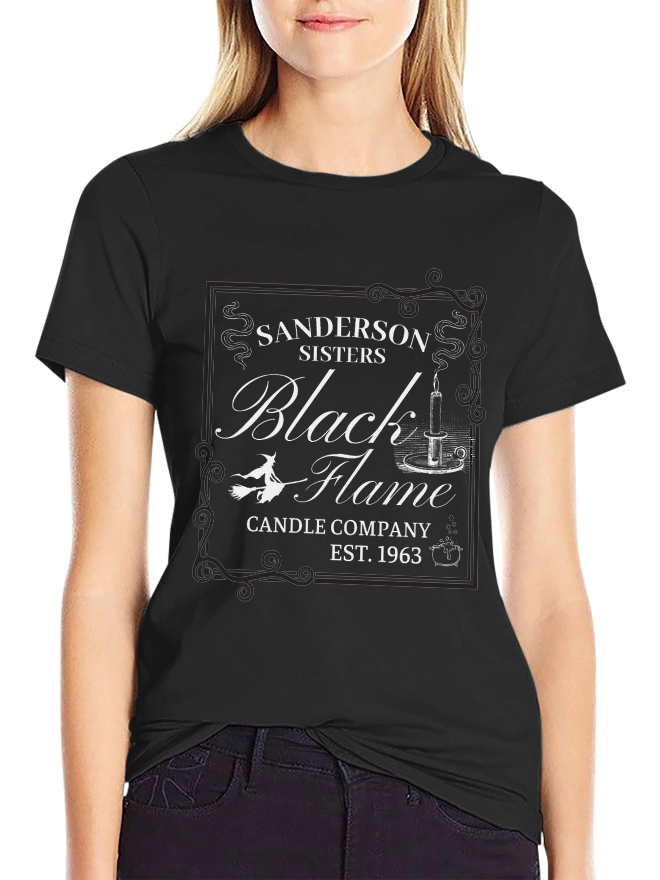 Sanderson Sisters Black Flame Candle Company T-Shirt