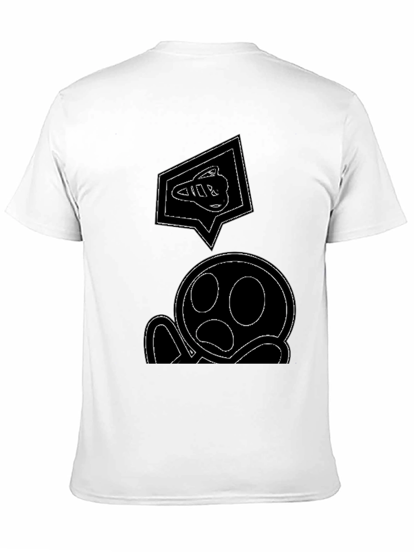 Funny Black Graphic Print T-Shirt