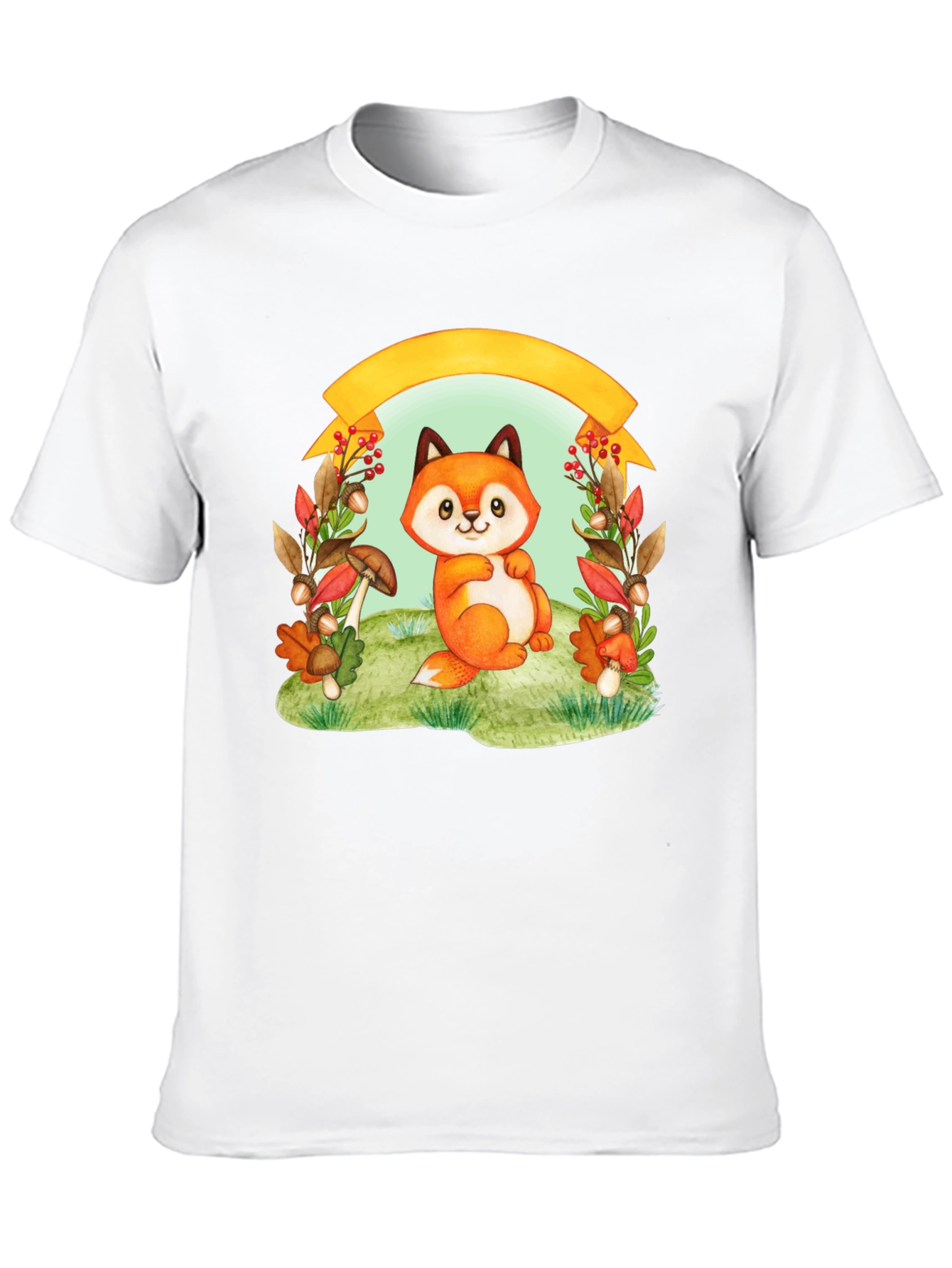 Cute Fox in Autumn T-Shirt