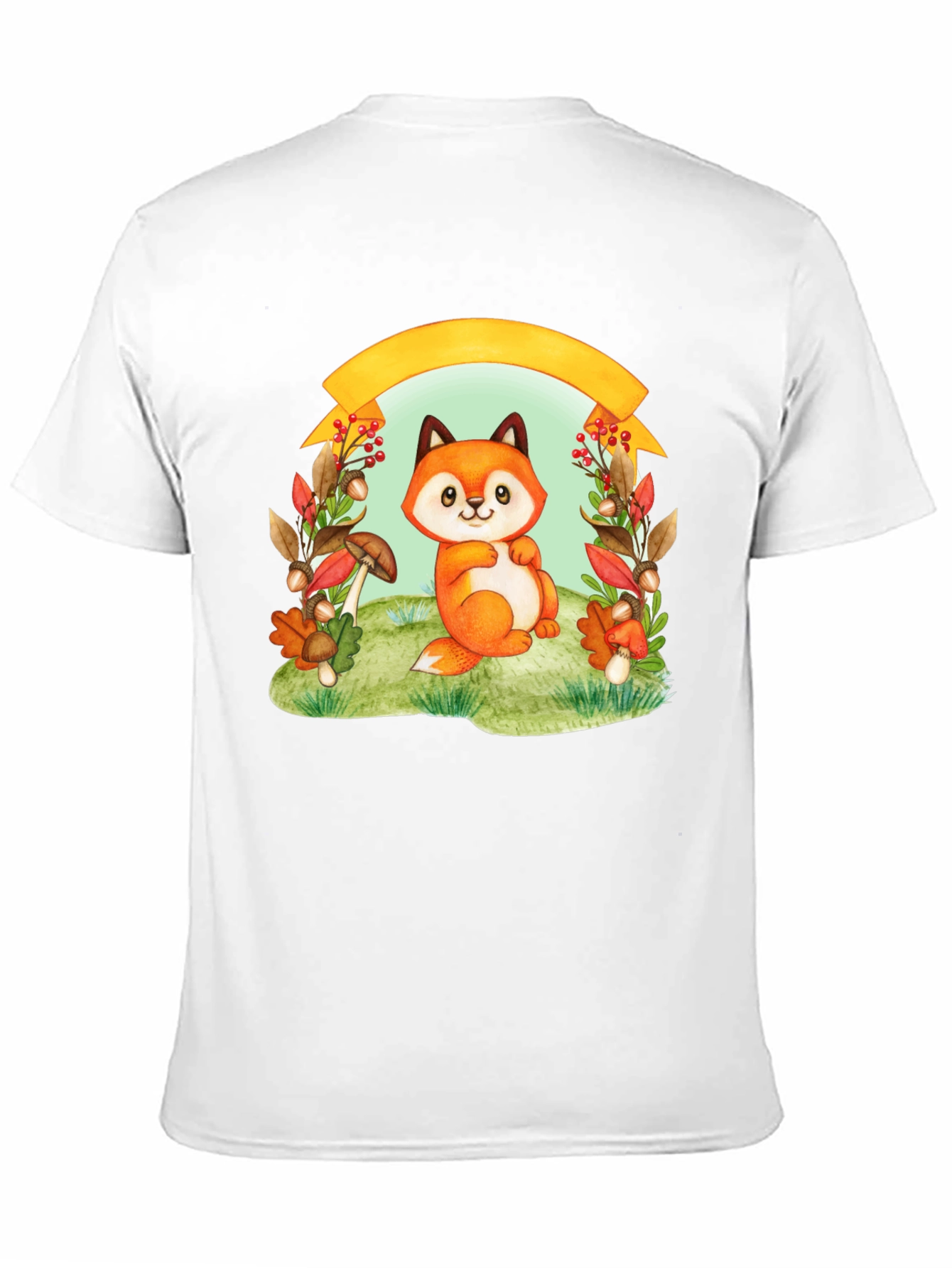 Cute Fox in Autumn T-Shirt