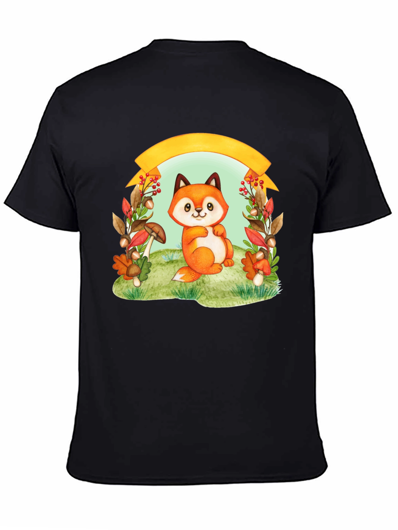 Cute Fox in Autumn T-Shirt