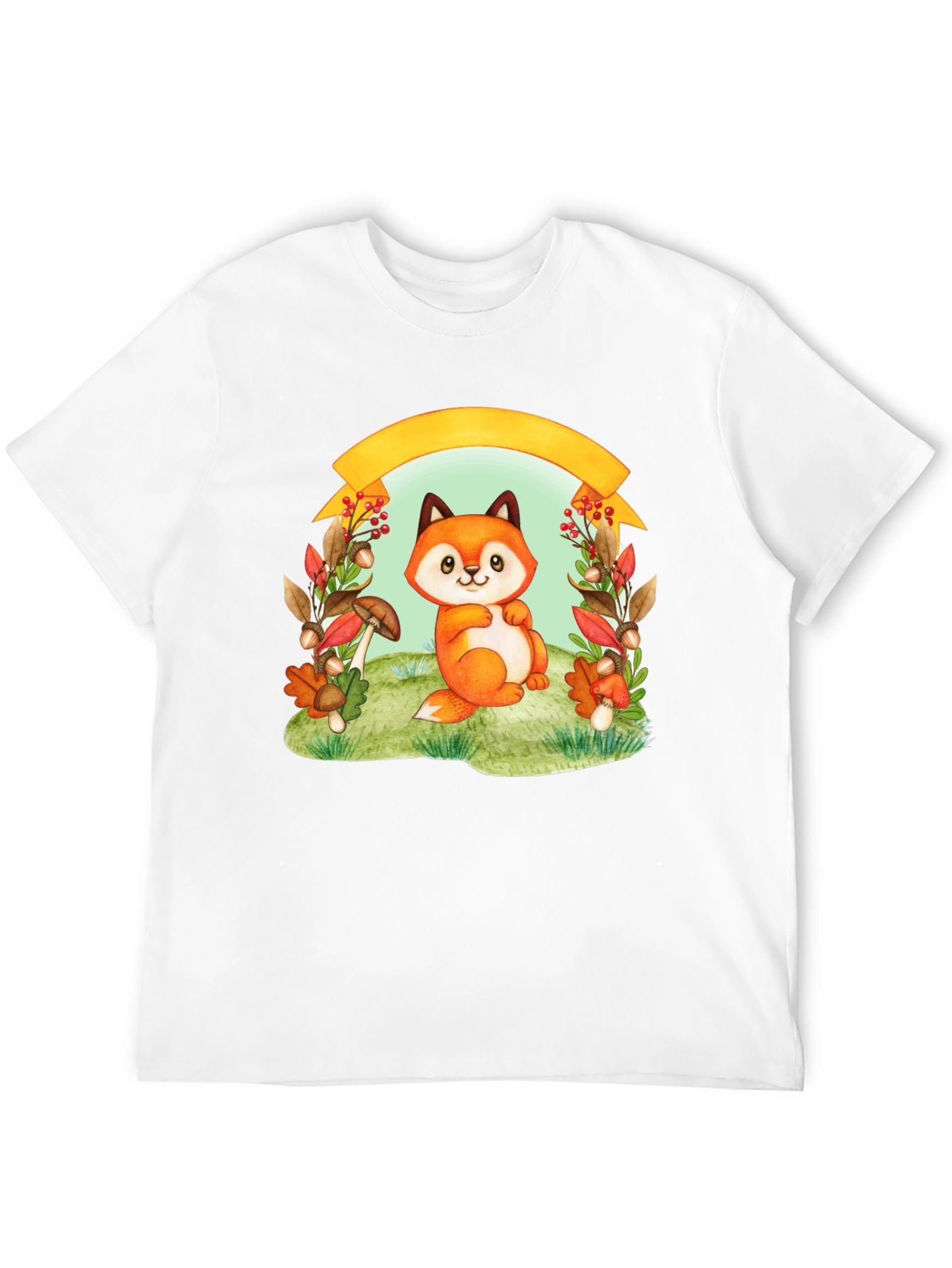 Cute Fox in Autumn T-Shirt