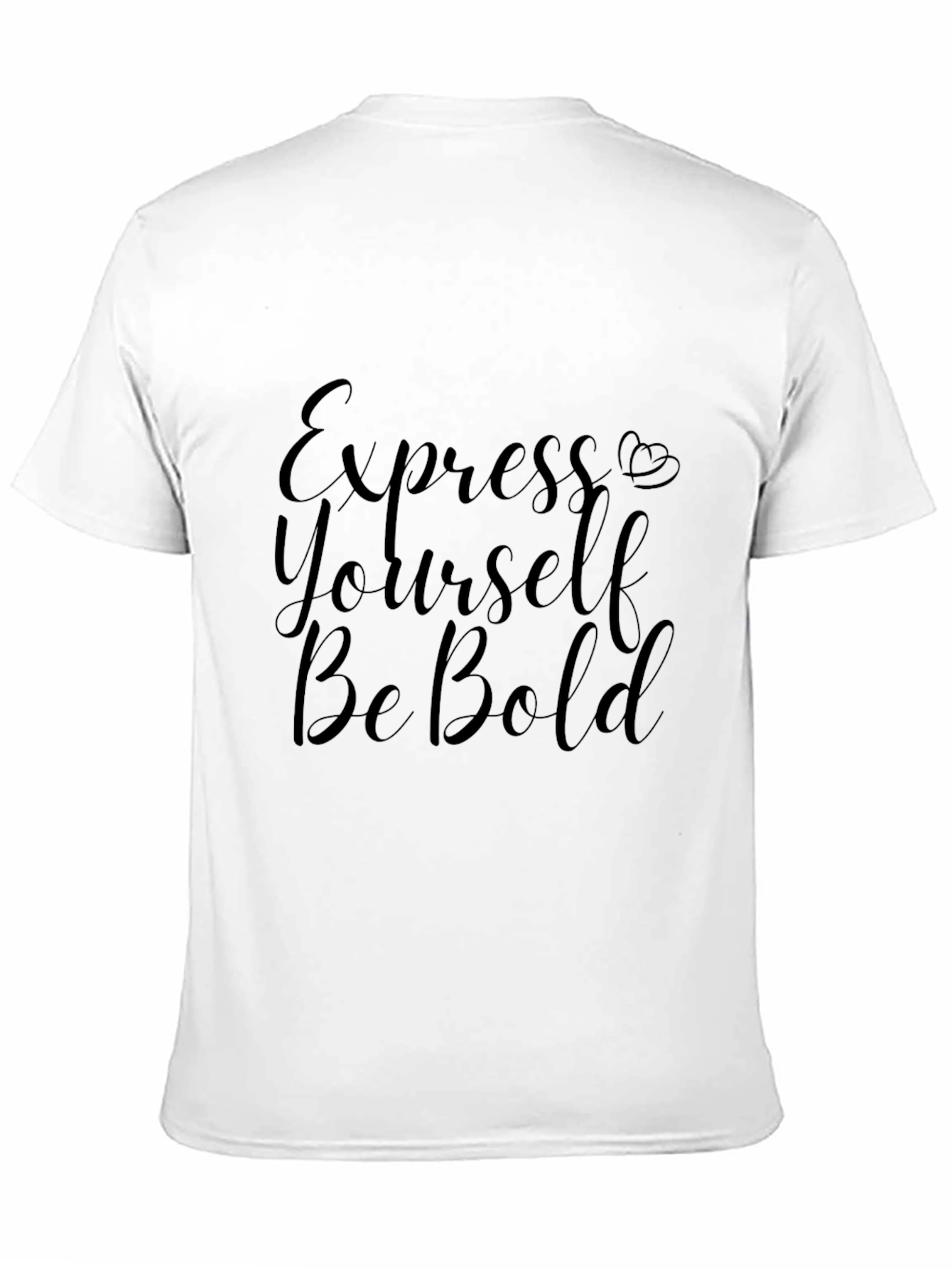 Express Yourself Be Bold - Black T-shirt