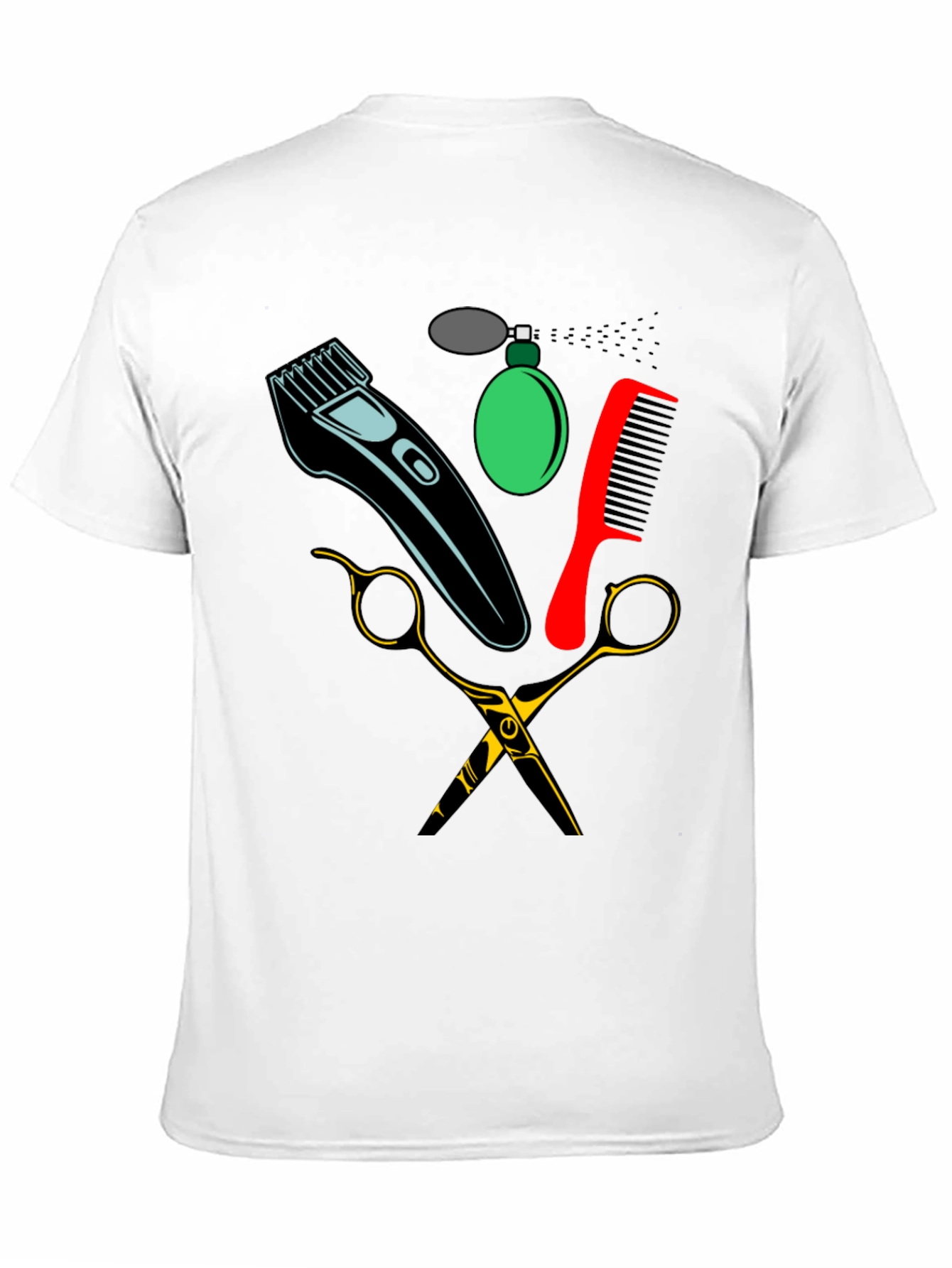 Barber Tools Graphic Tee - Black