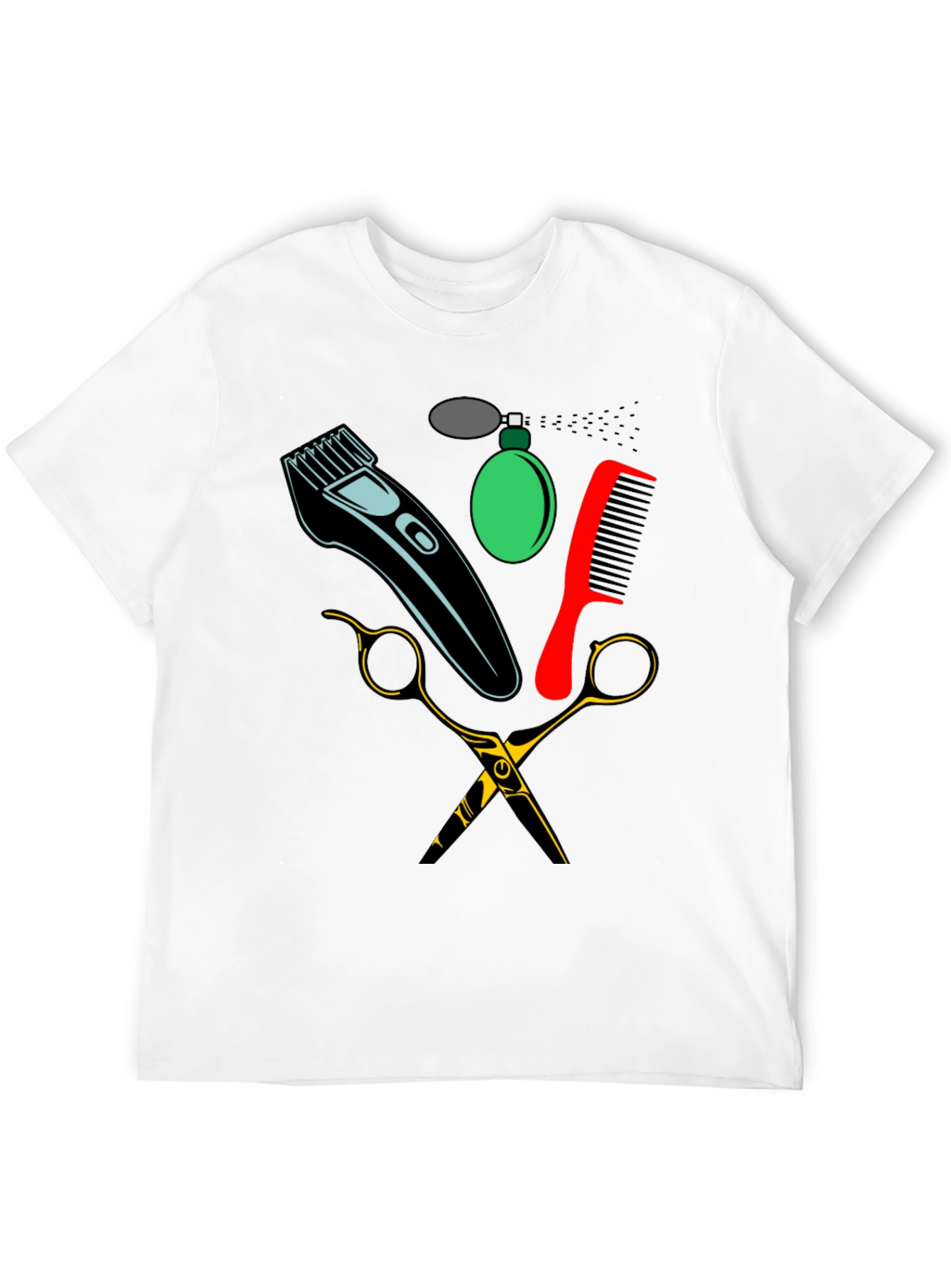 Barber Tools Graphic Tee - Black