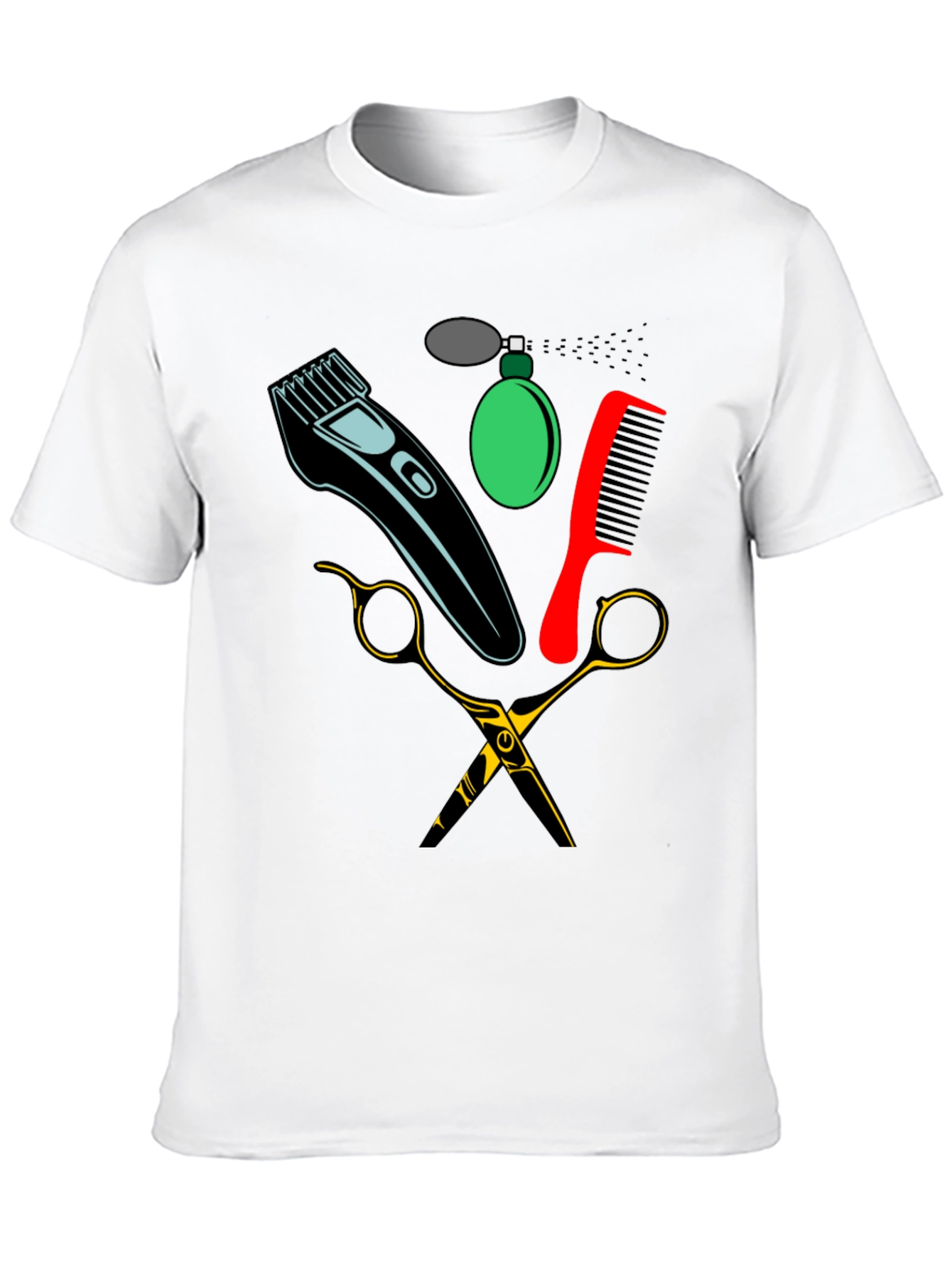 Barber Tools Graphic Tee - Black