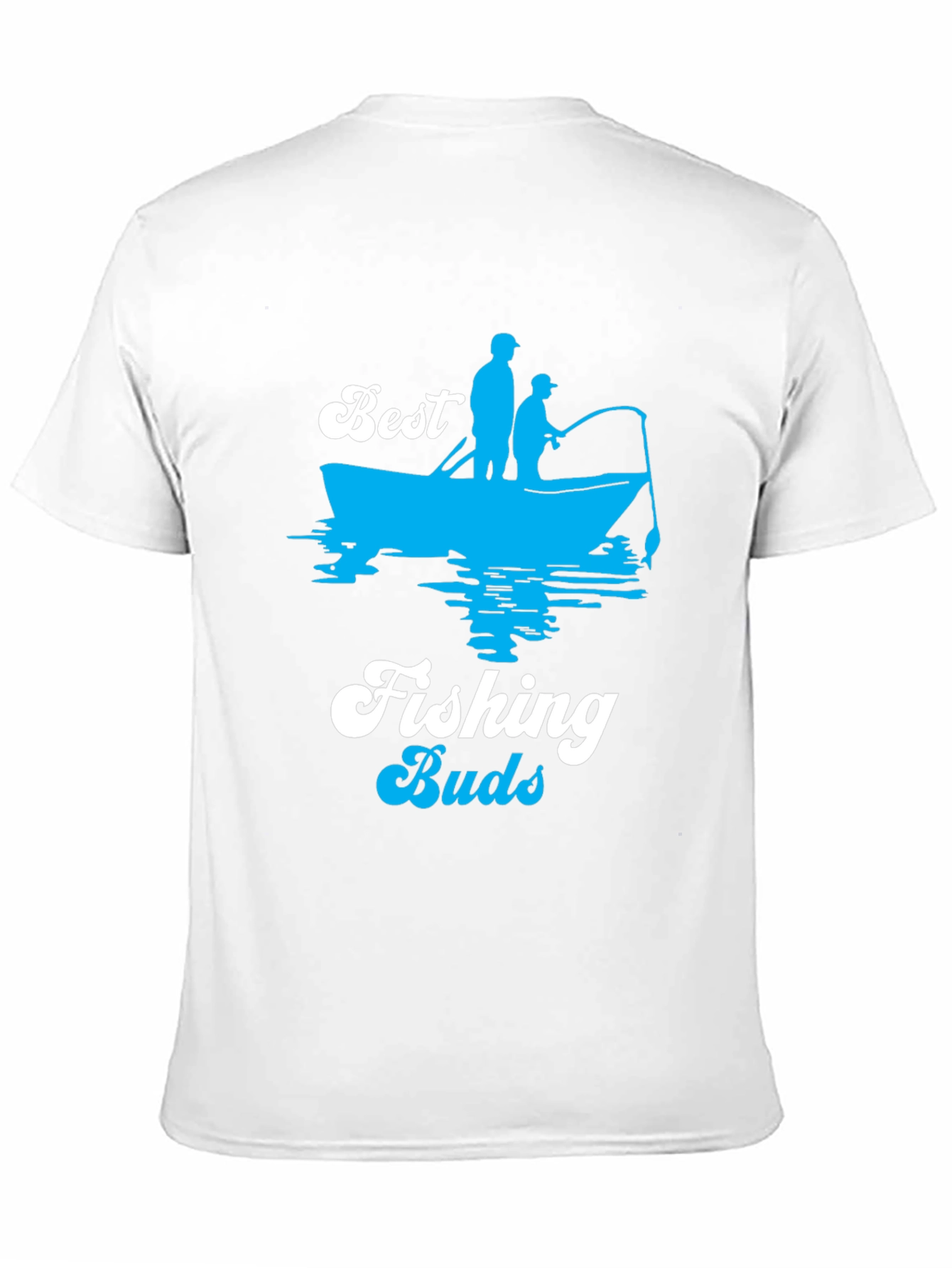 Best Fishing Buds Black Graphic T-Shirt