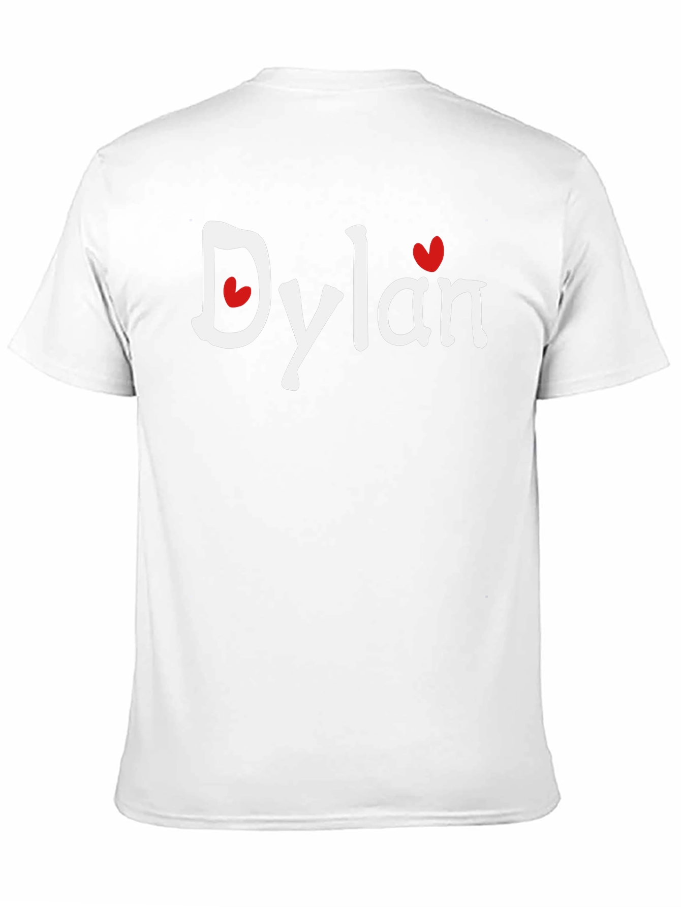 Dylan Heart Graphic Black T-Shirt