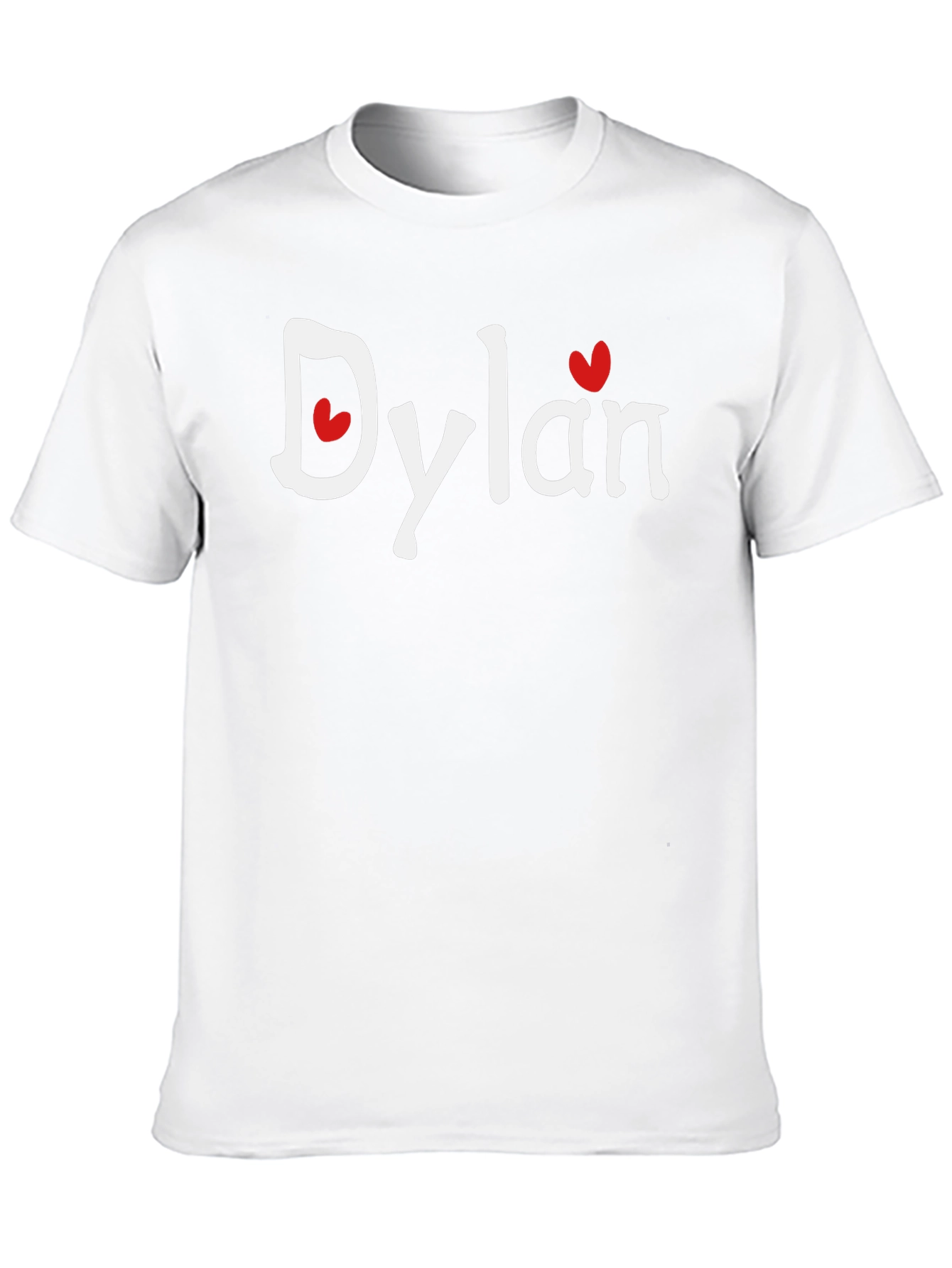 Dylan Heart Graphic Black T-Shirt