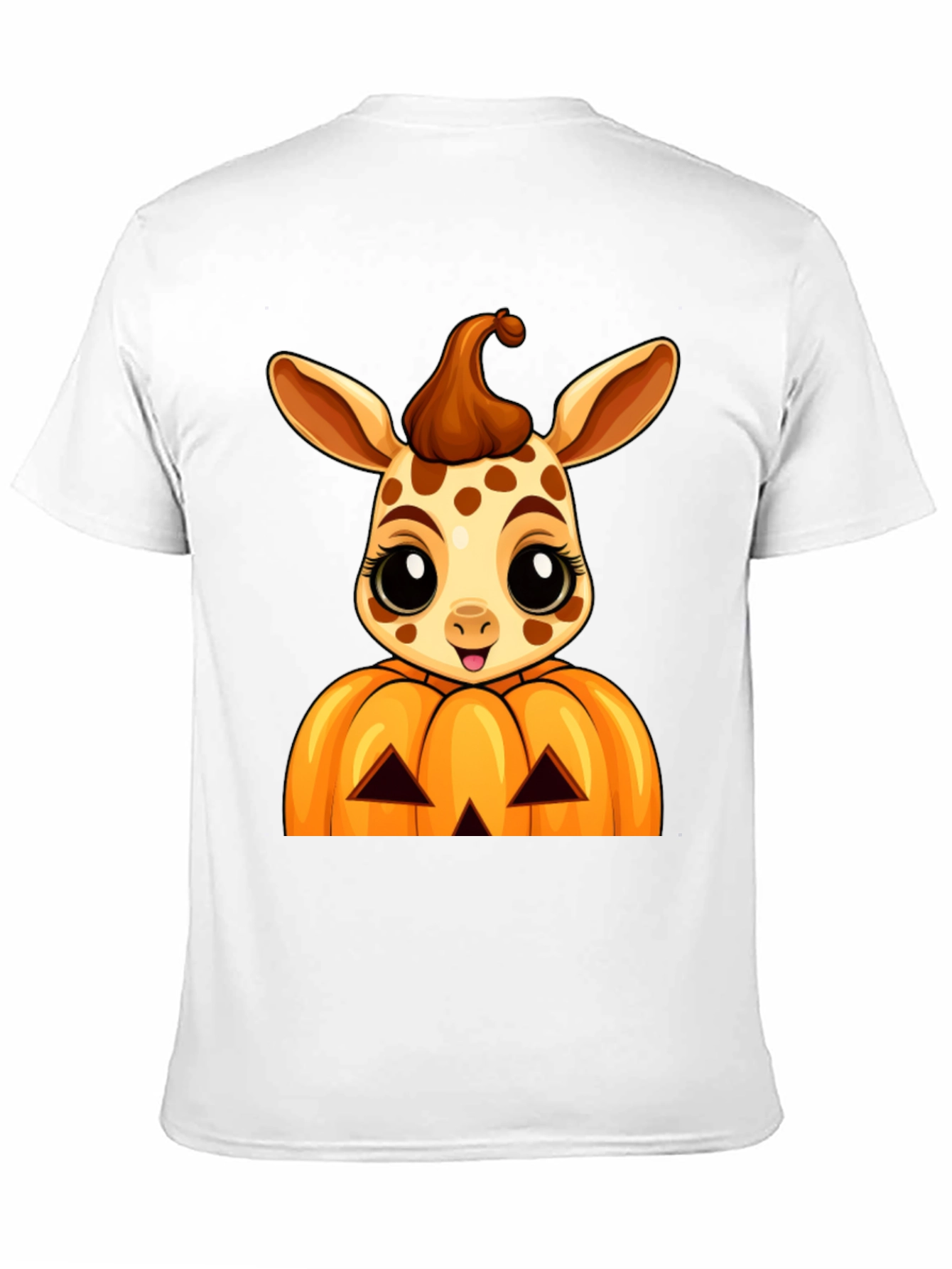 Halloween Giraffe Pumpkin T-Shirt