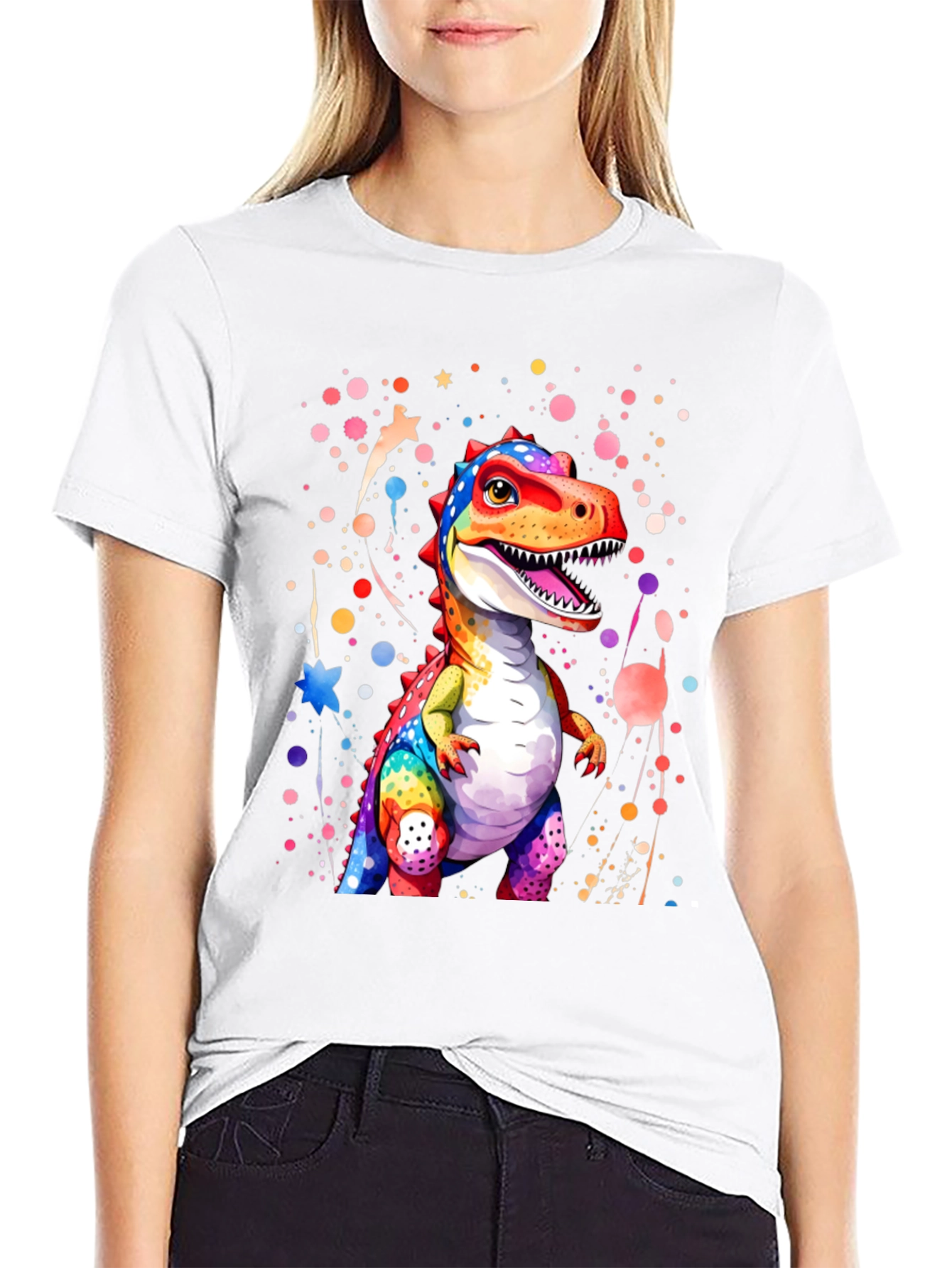 Rainbow Dino T-Shirt