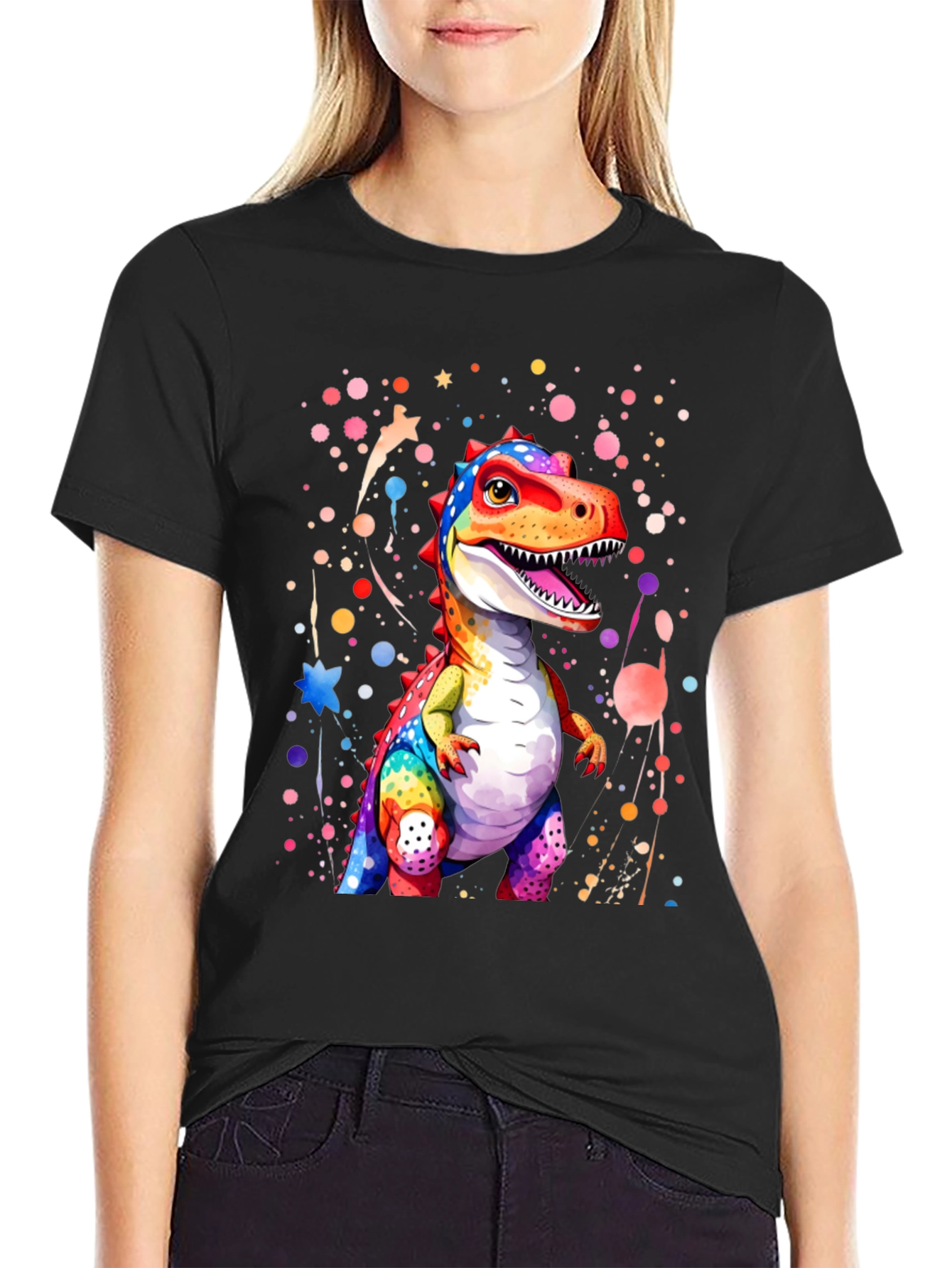 Rainbow Dino T-Shirt