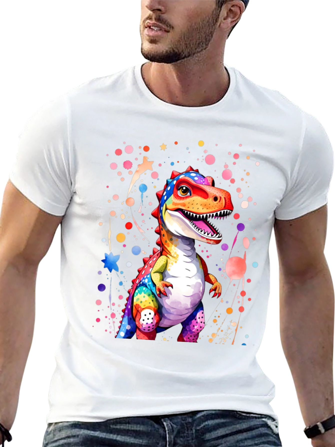 Rainbow Dino T-Shirt