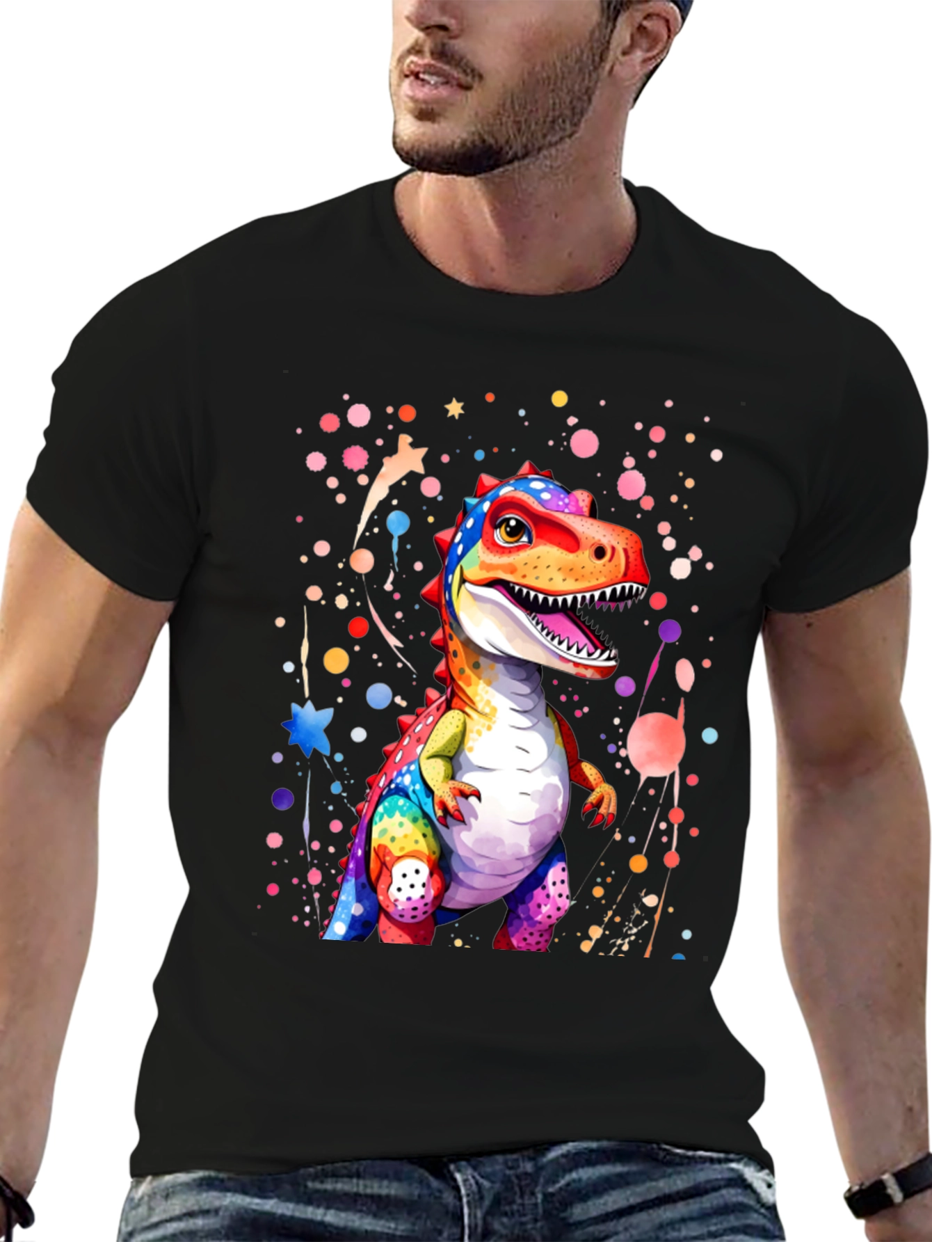 Rainbow Dino T-Shirt