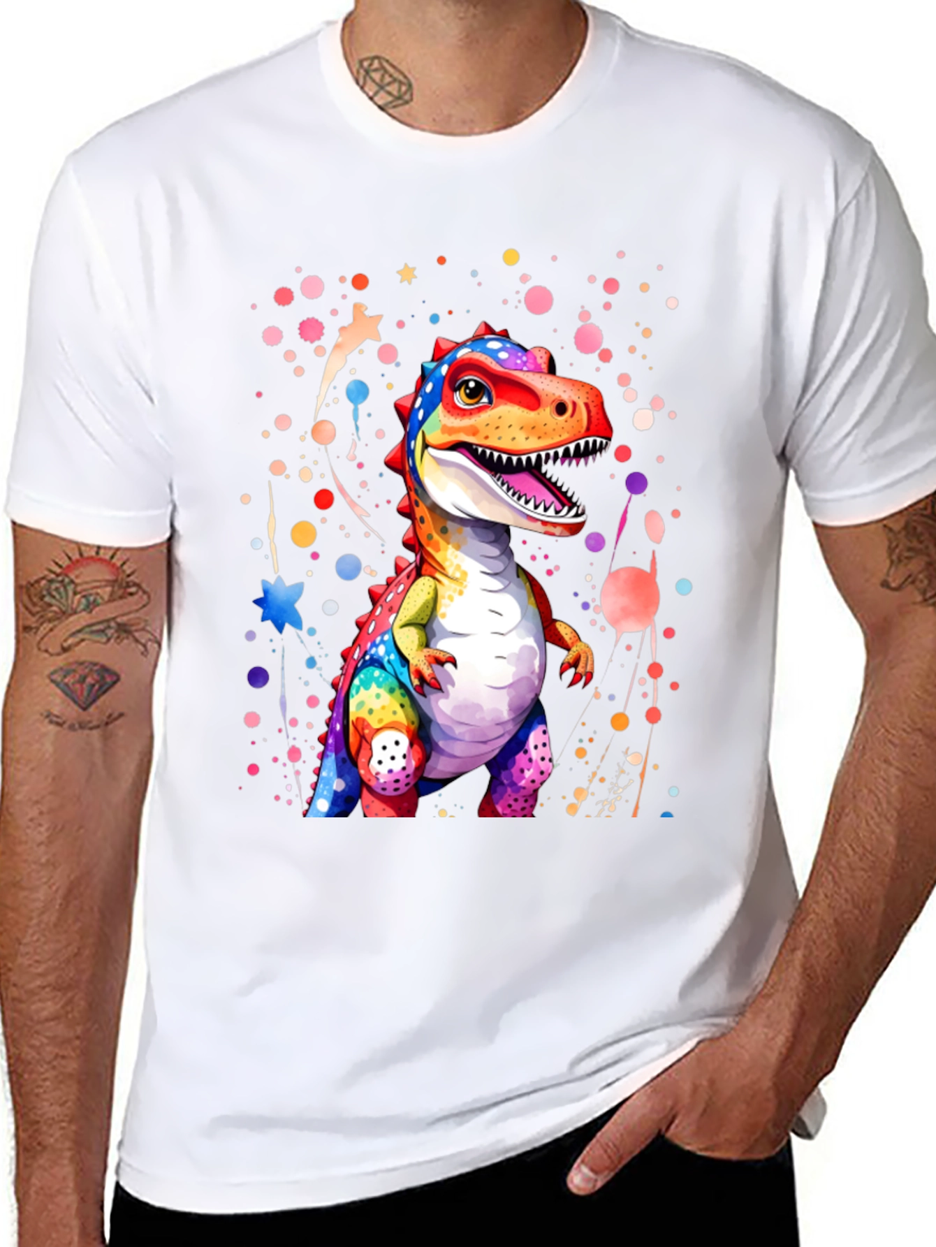 Rainbow Dino T-Shirt