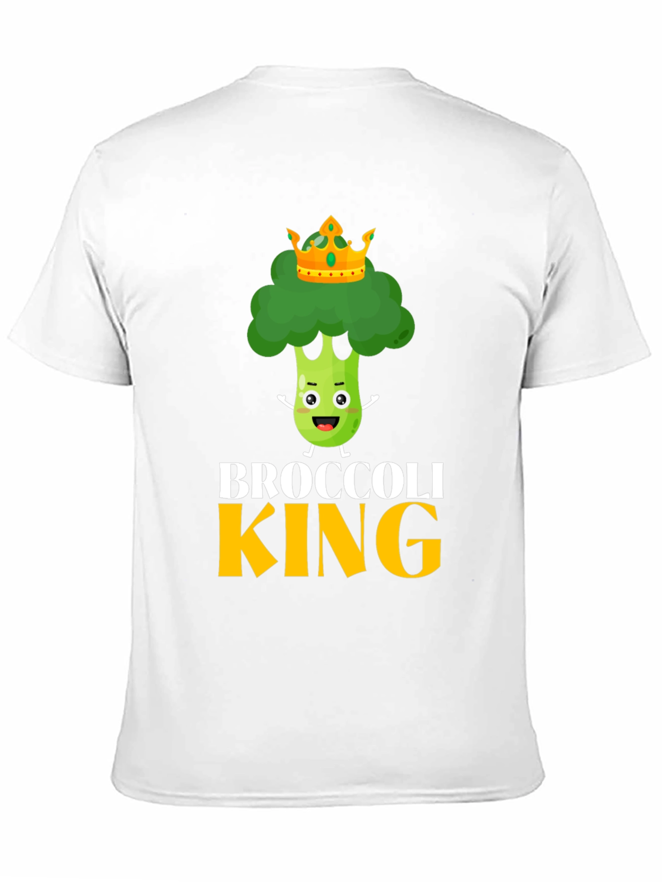 Broccoli King Funny Graphic Tee