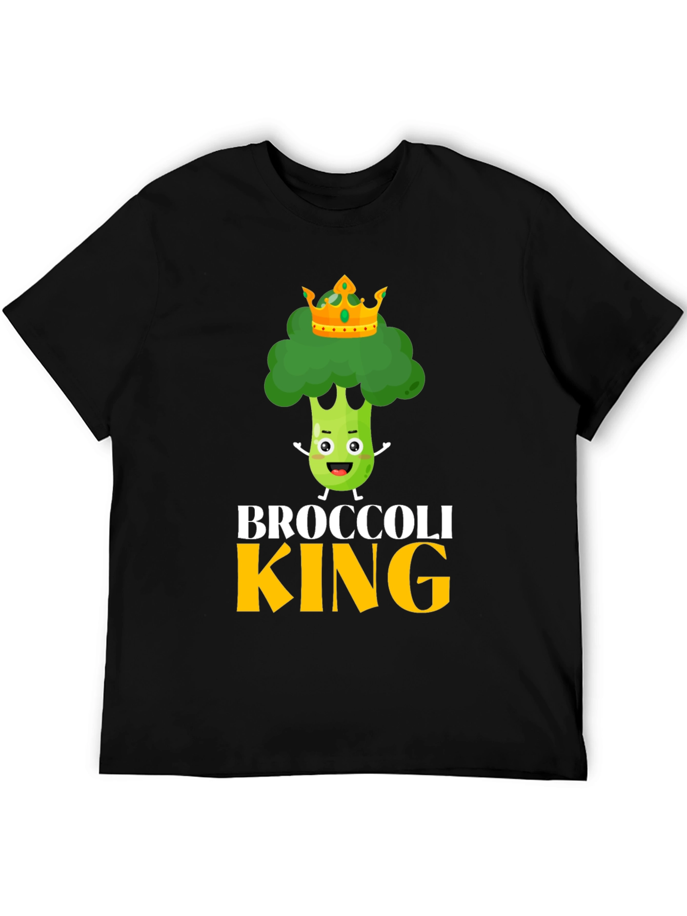 Broccoli King Funny Graphic Tee