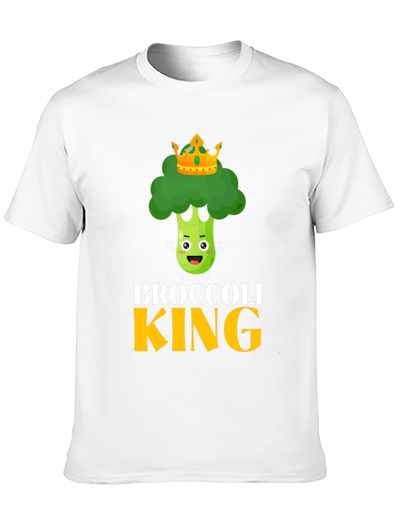 Broccoli King Funny Graphic Tee