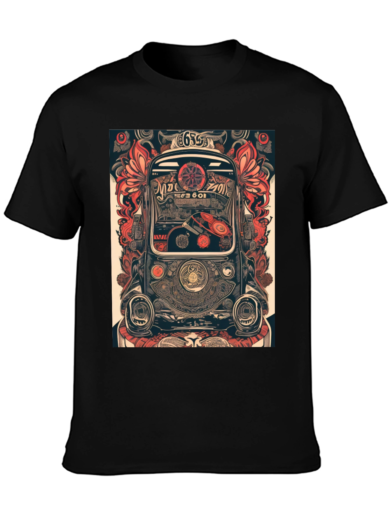 Retro Car Art T-Shirt