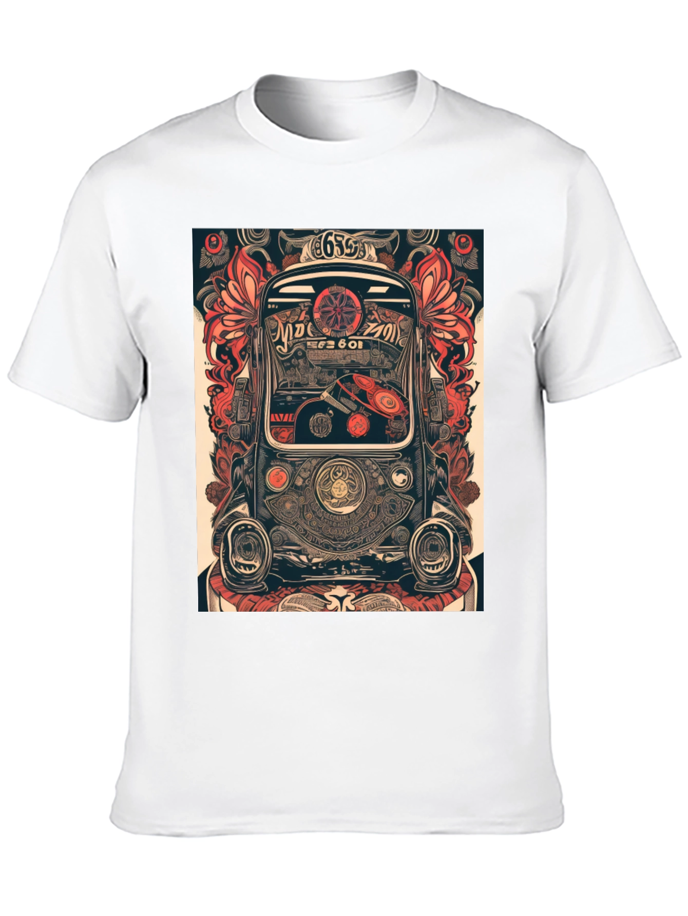 Retro Car Art T-Shirt