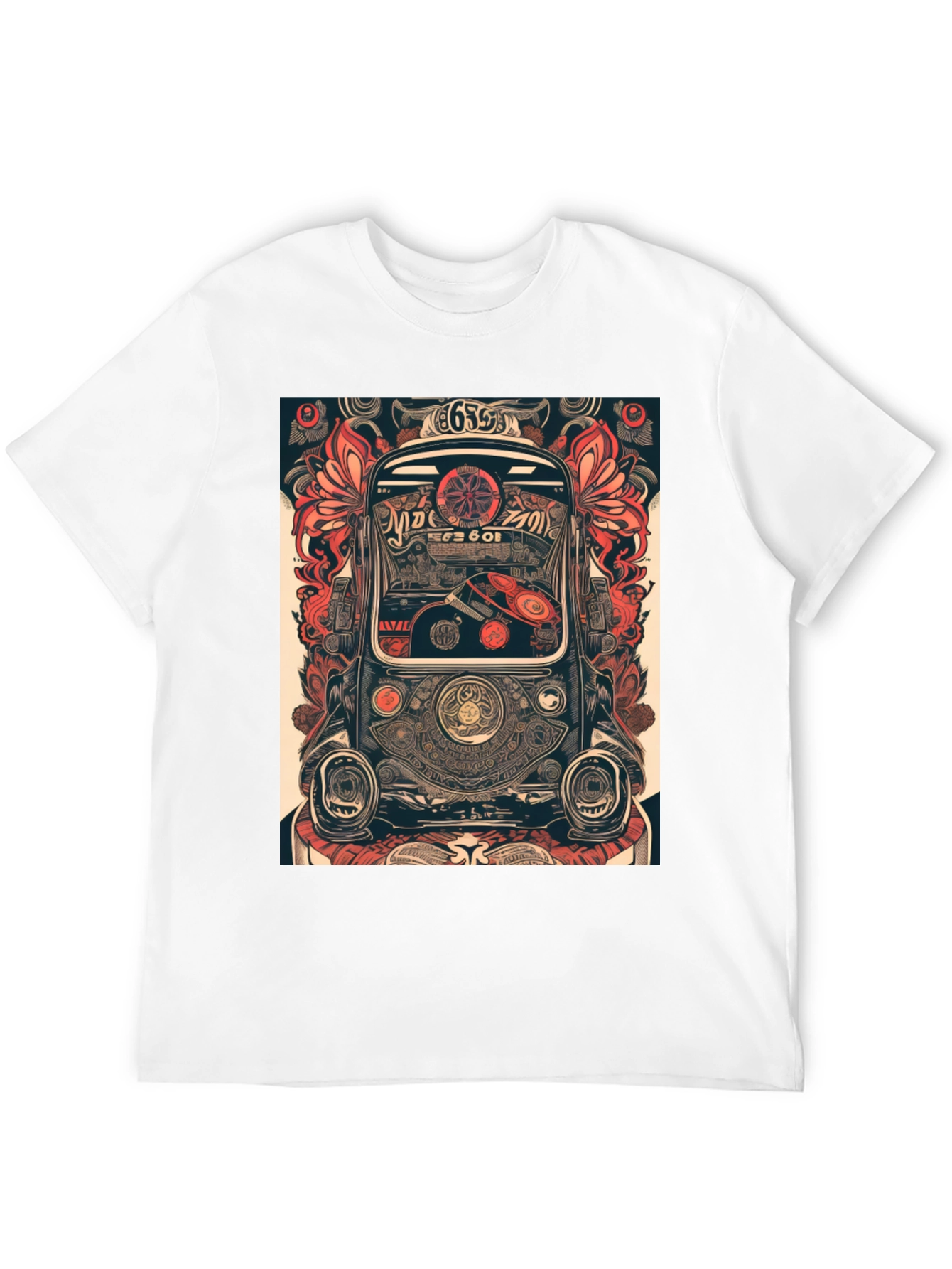 Retro Car Art T-Shirt