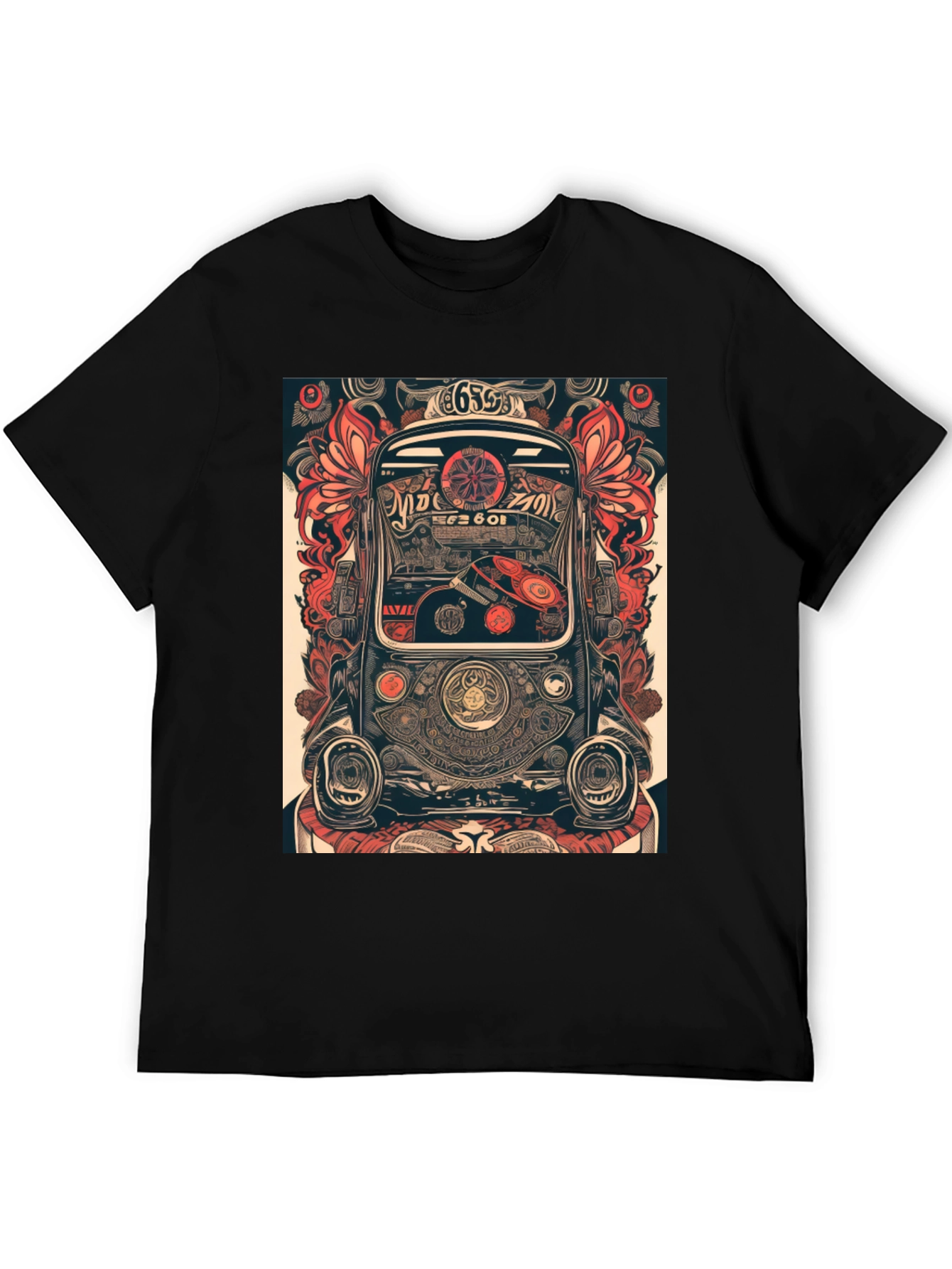 Retro Car Art T-Shirt