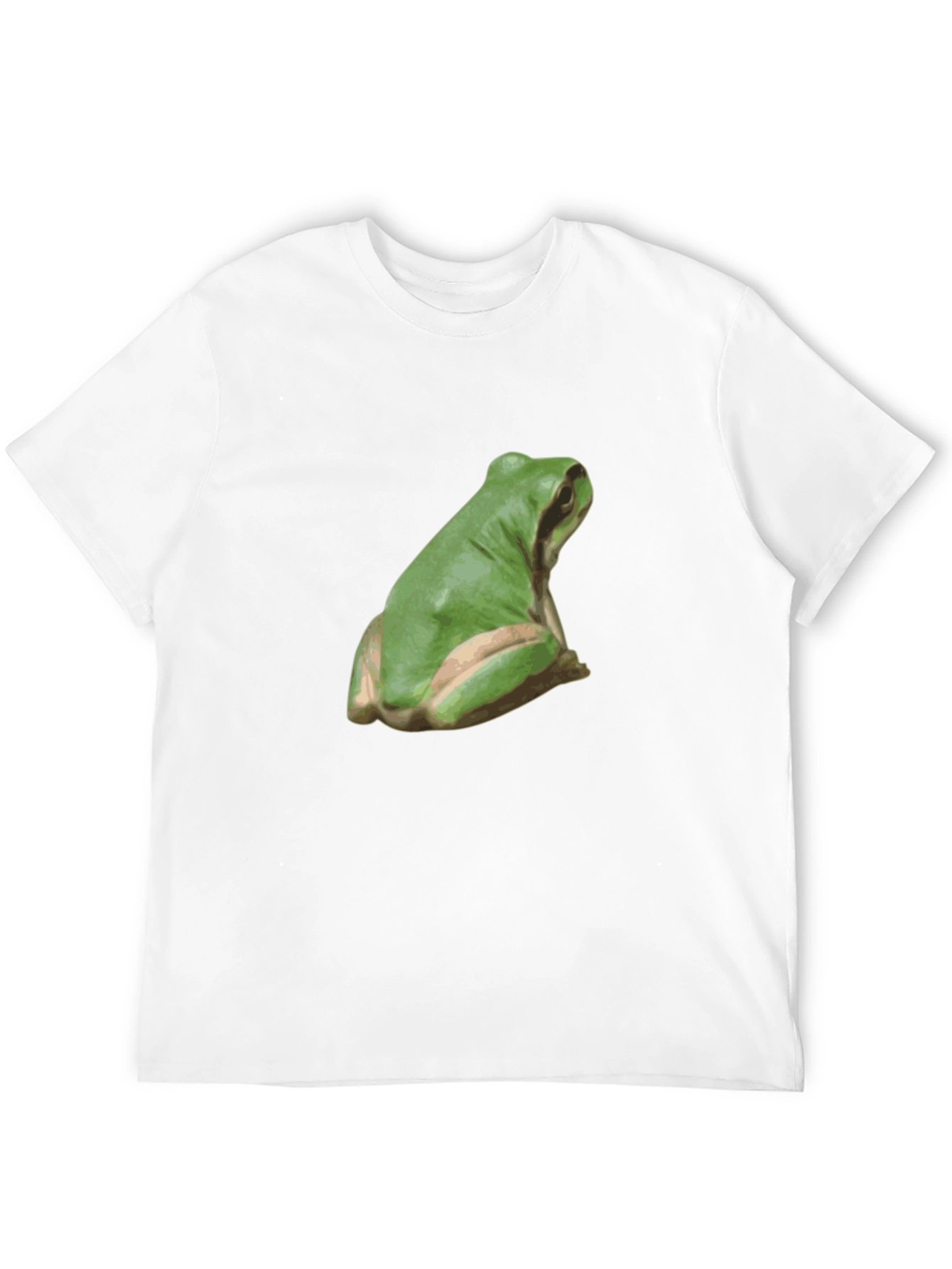 Frog Graphic Tee - Casual Black T-Shirt