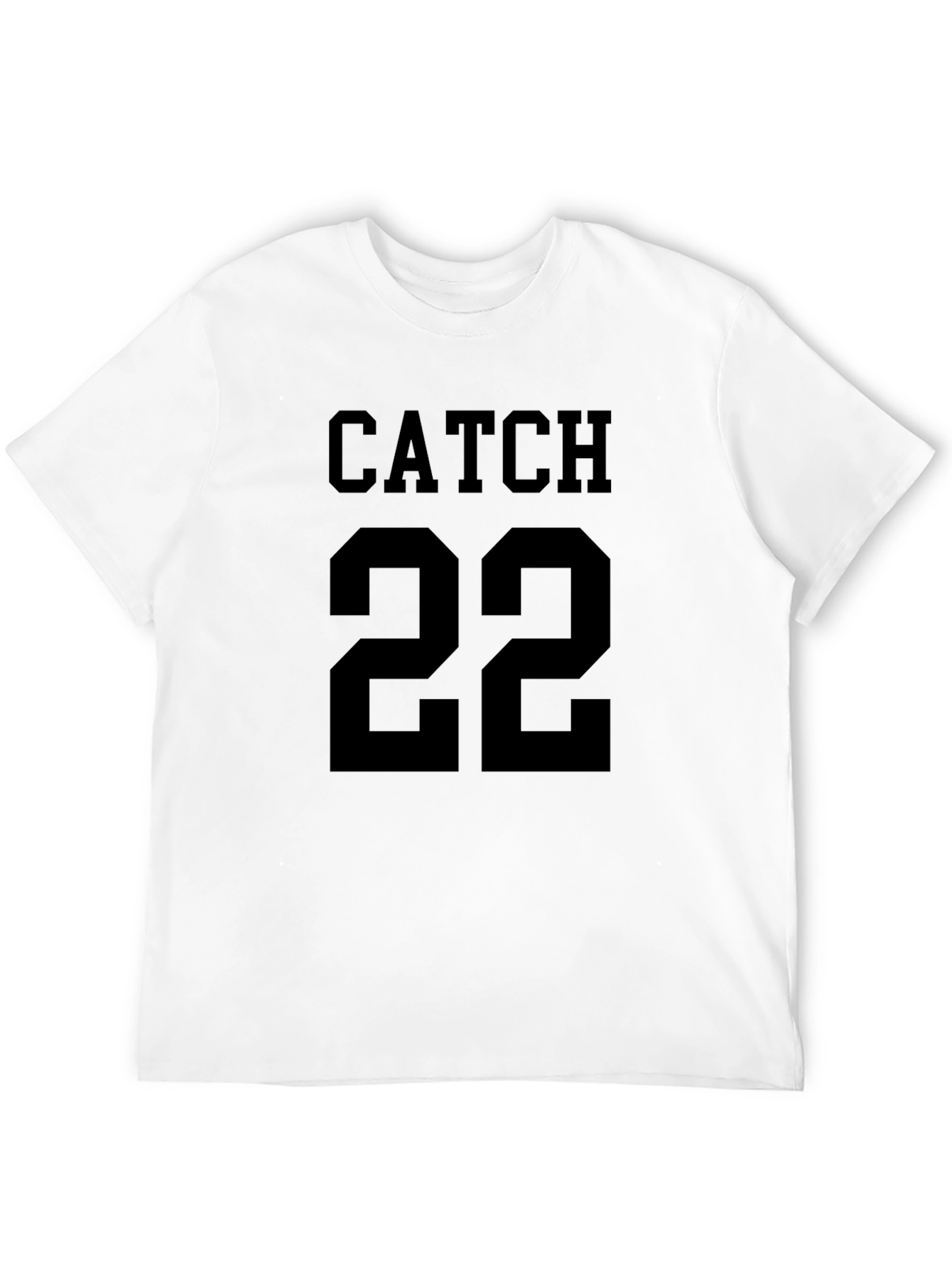 Catch 22 Graphic Print Black T-Shirt