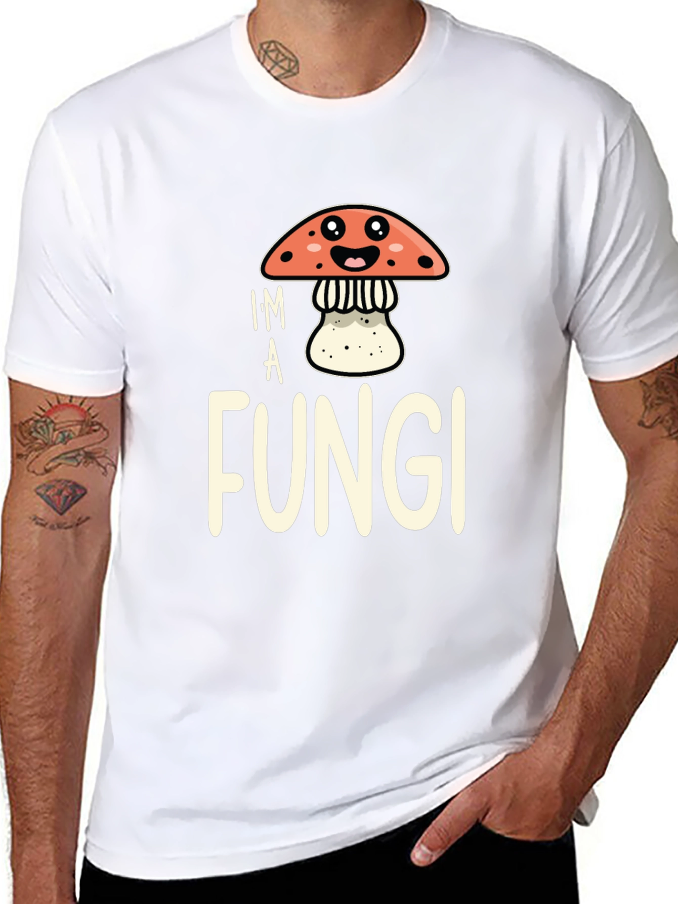 Im a Fungi T-Shirt Funny Mushroom Graphic Tee