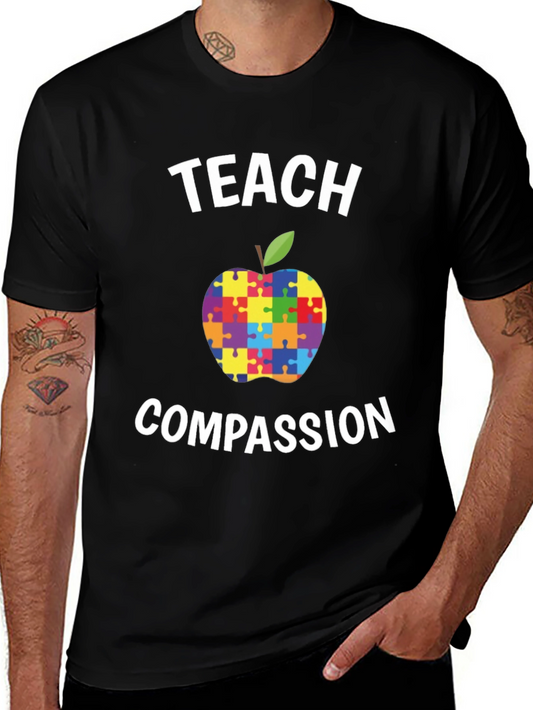 Teach Compassion Autism Awareness T-Shirt
