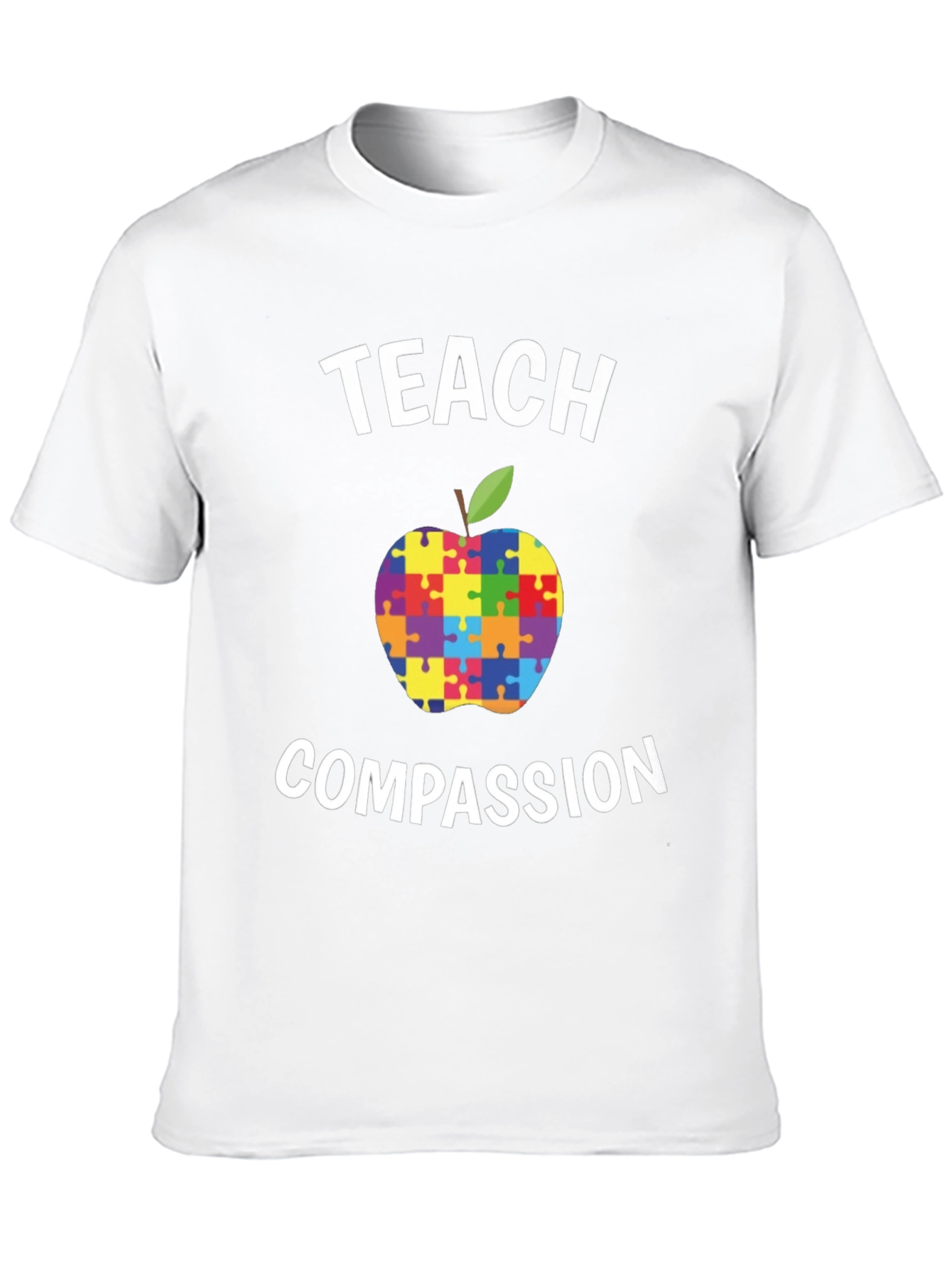 Teach Compassion Autism Awareness T-Shirt