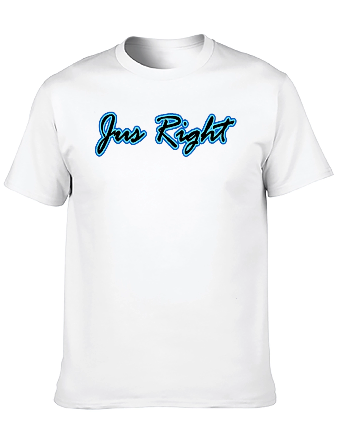 Jus Right Graphic Tee - Stylish Black Cotton T-Shirt
