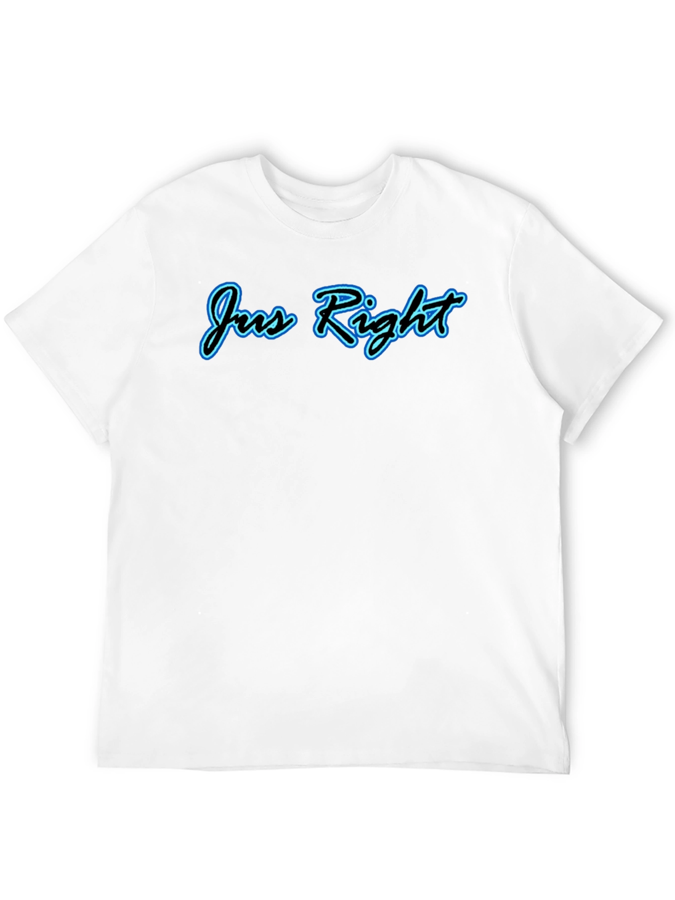 Jus Right Graphic Tee - Stylish Black Cotton T-Shirt