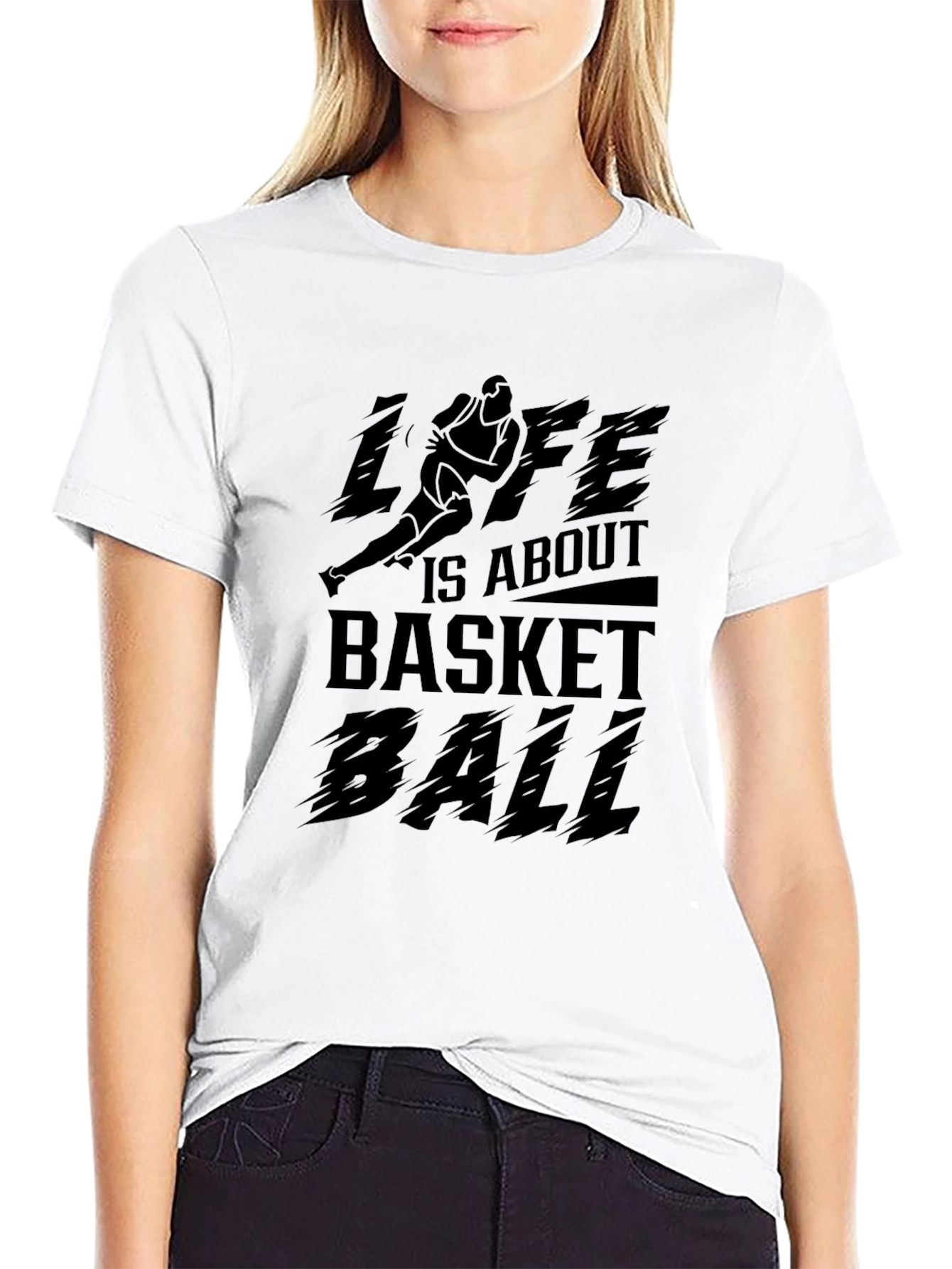 Life Is About Basketball Graphic T-Shirt