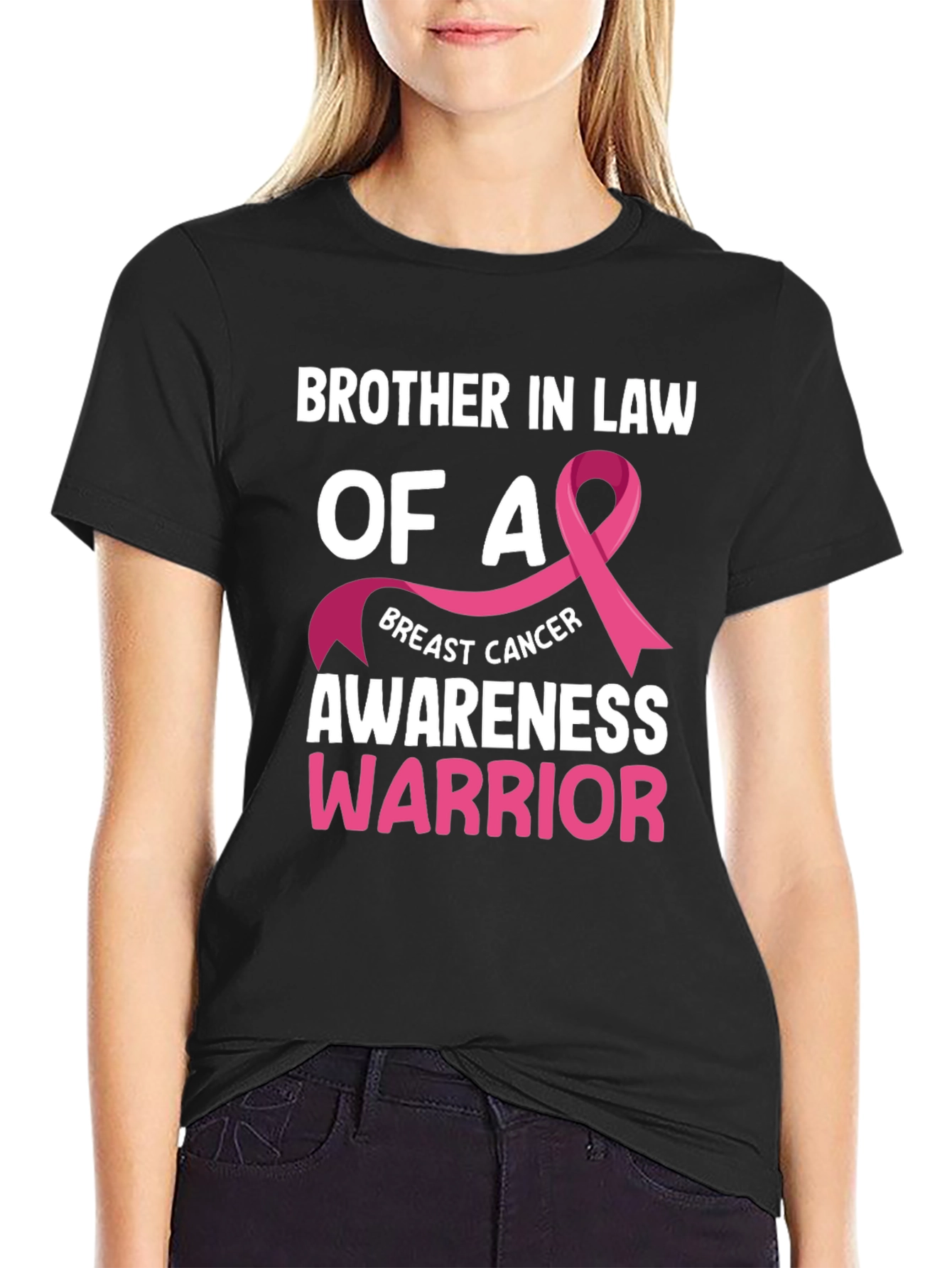Breast Cancer Awareness Brother In Law T-Shirt