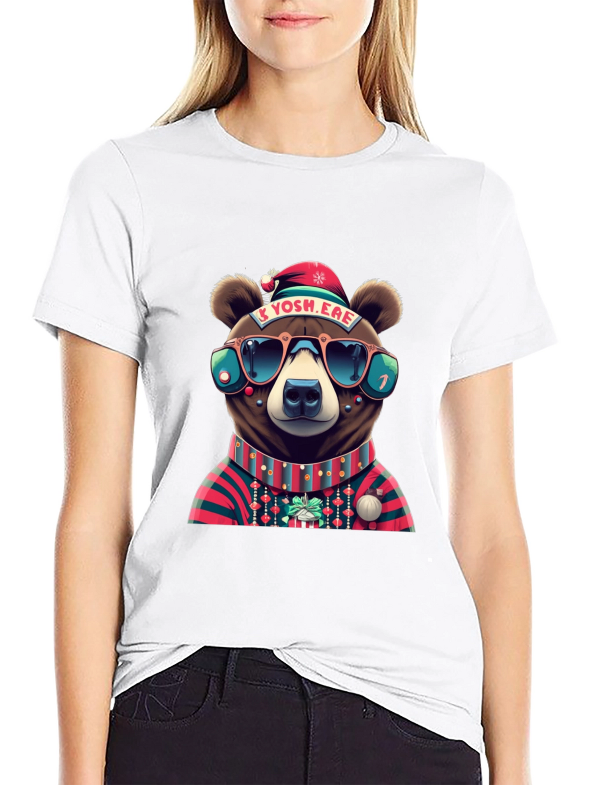 Festive Bear Graphic Tee
