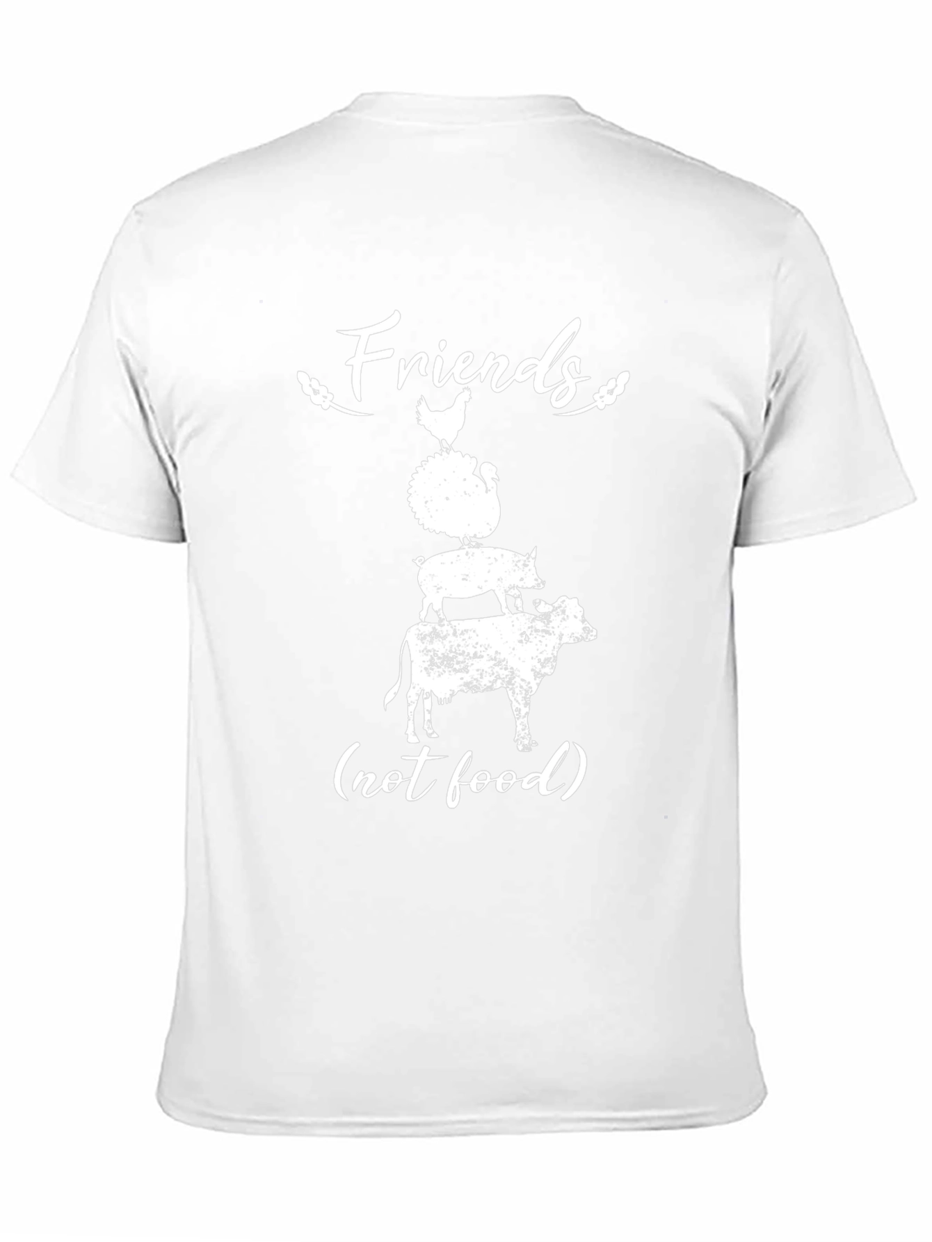 Vegan T-Shirt - Friends Not Food Animal Rights