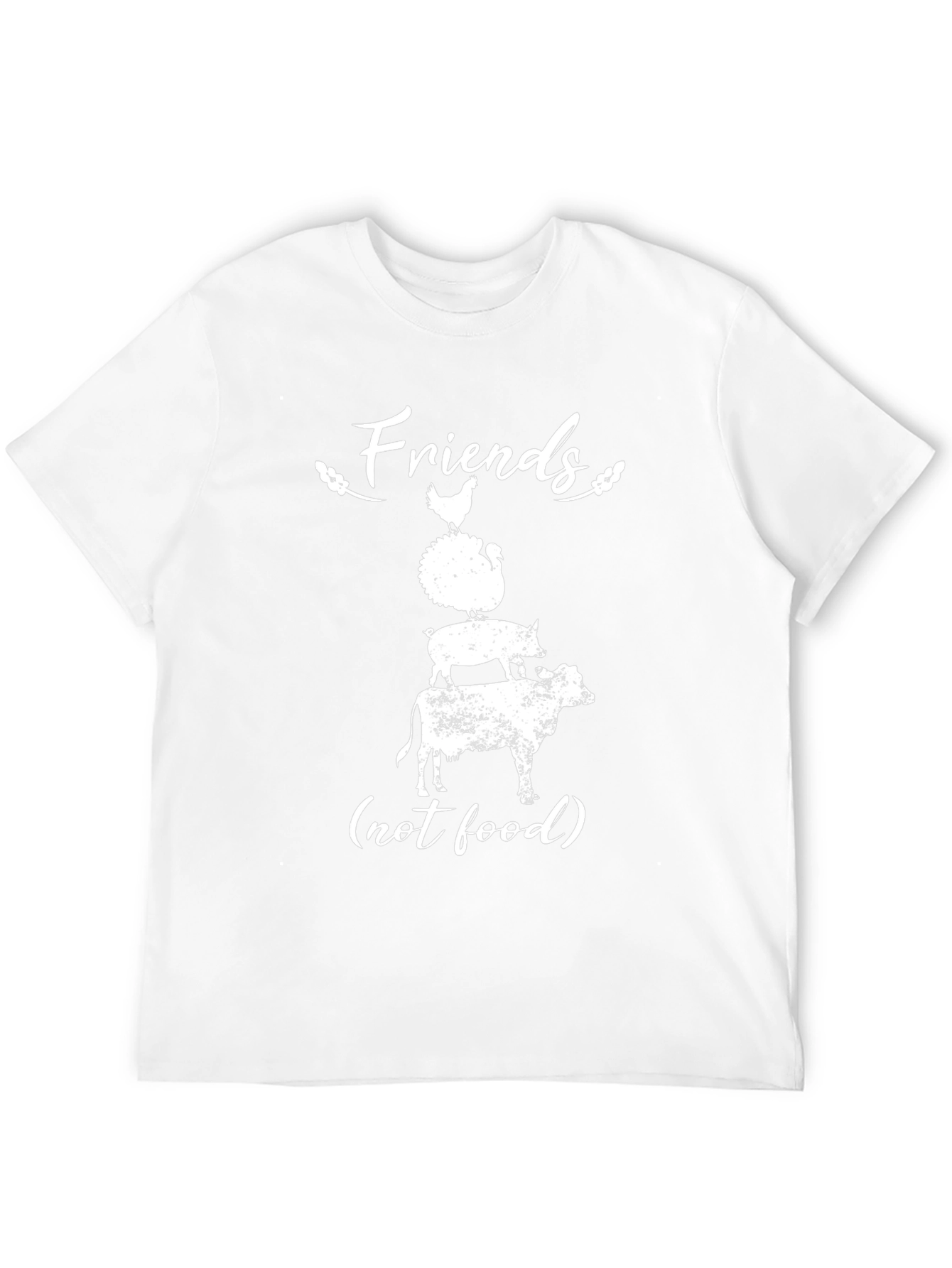 Vegan T-Shirt - Friends Not Food Animal Rights